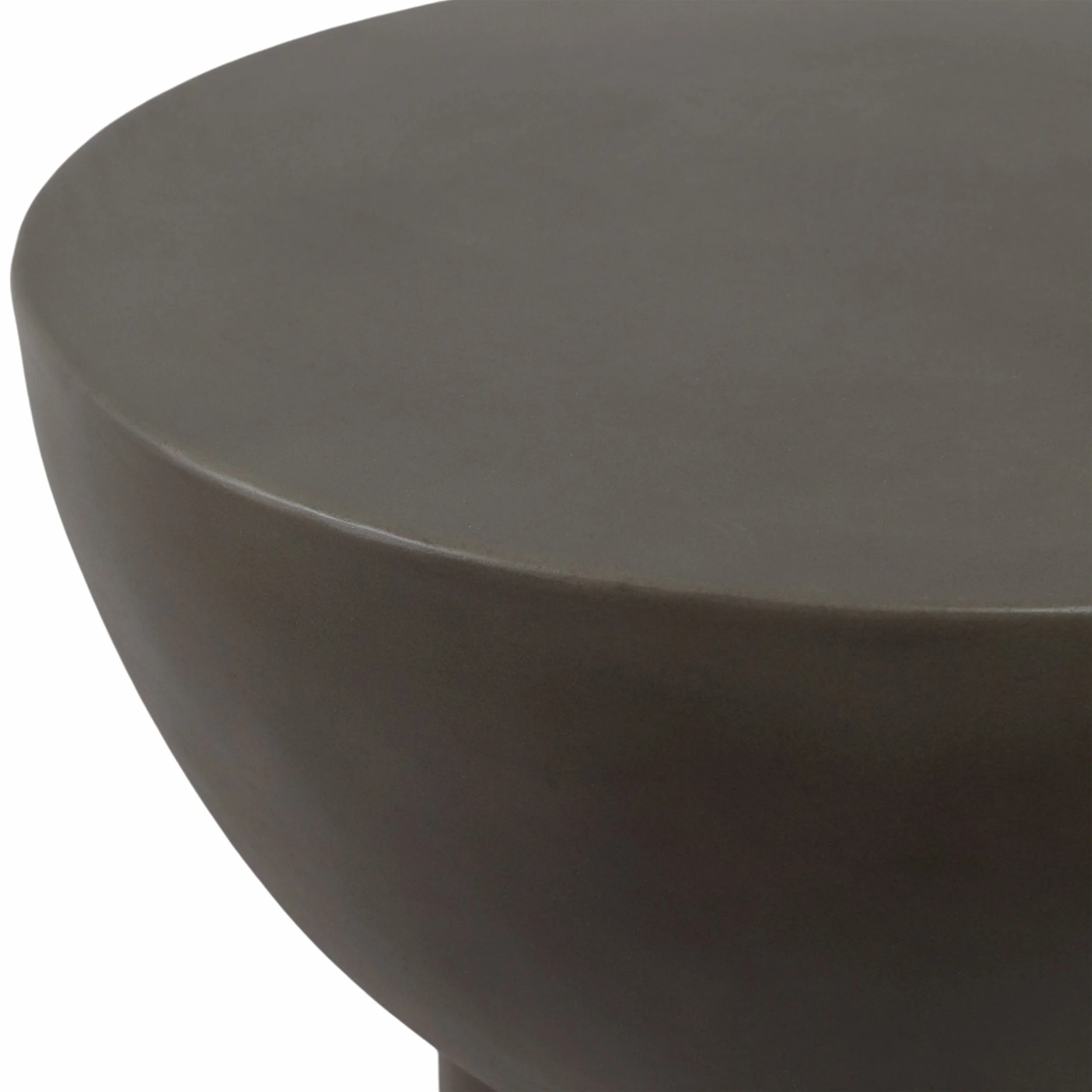 Contemporary End Table, Dark Grey - Image 4