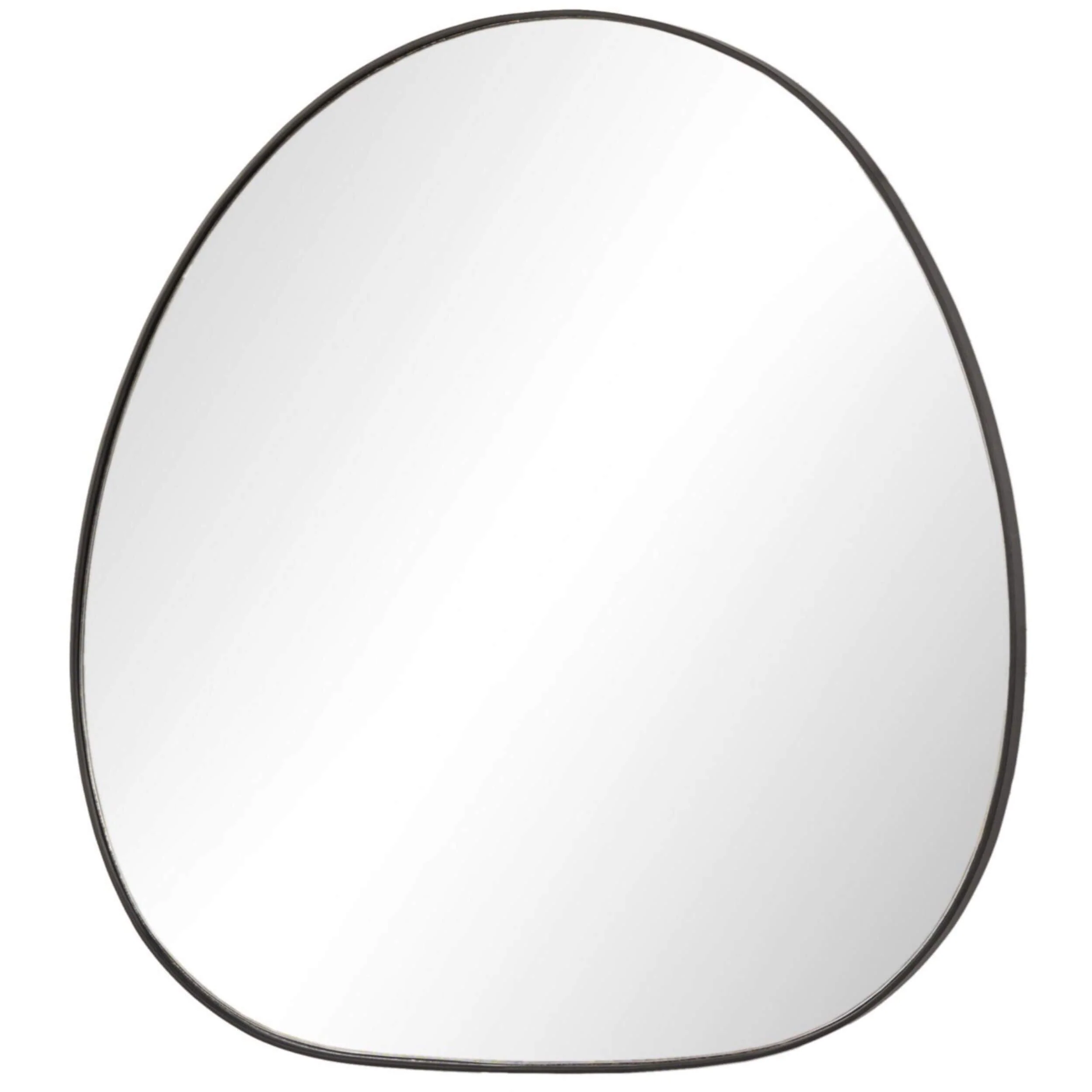 Contour Wall Mirror, Gunmetal by Four Hands - Image 2