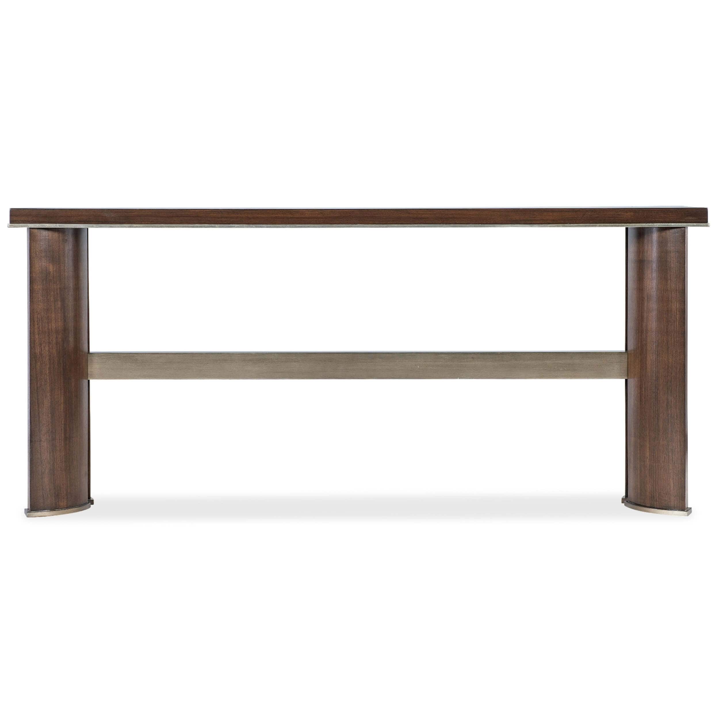 Contours Console Table, Dark Walnut - Image 2