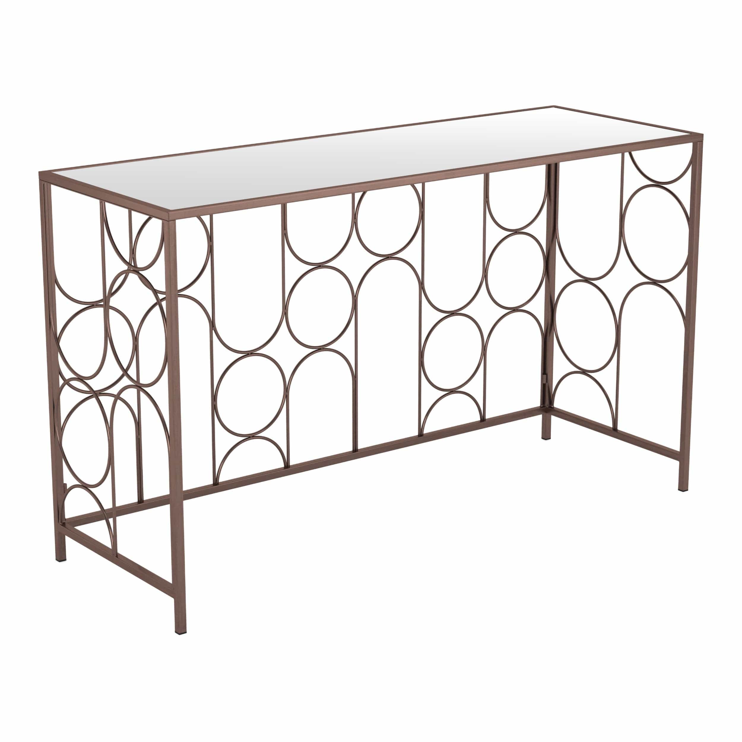 Convale Console Table, Bronze - Image 5