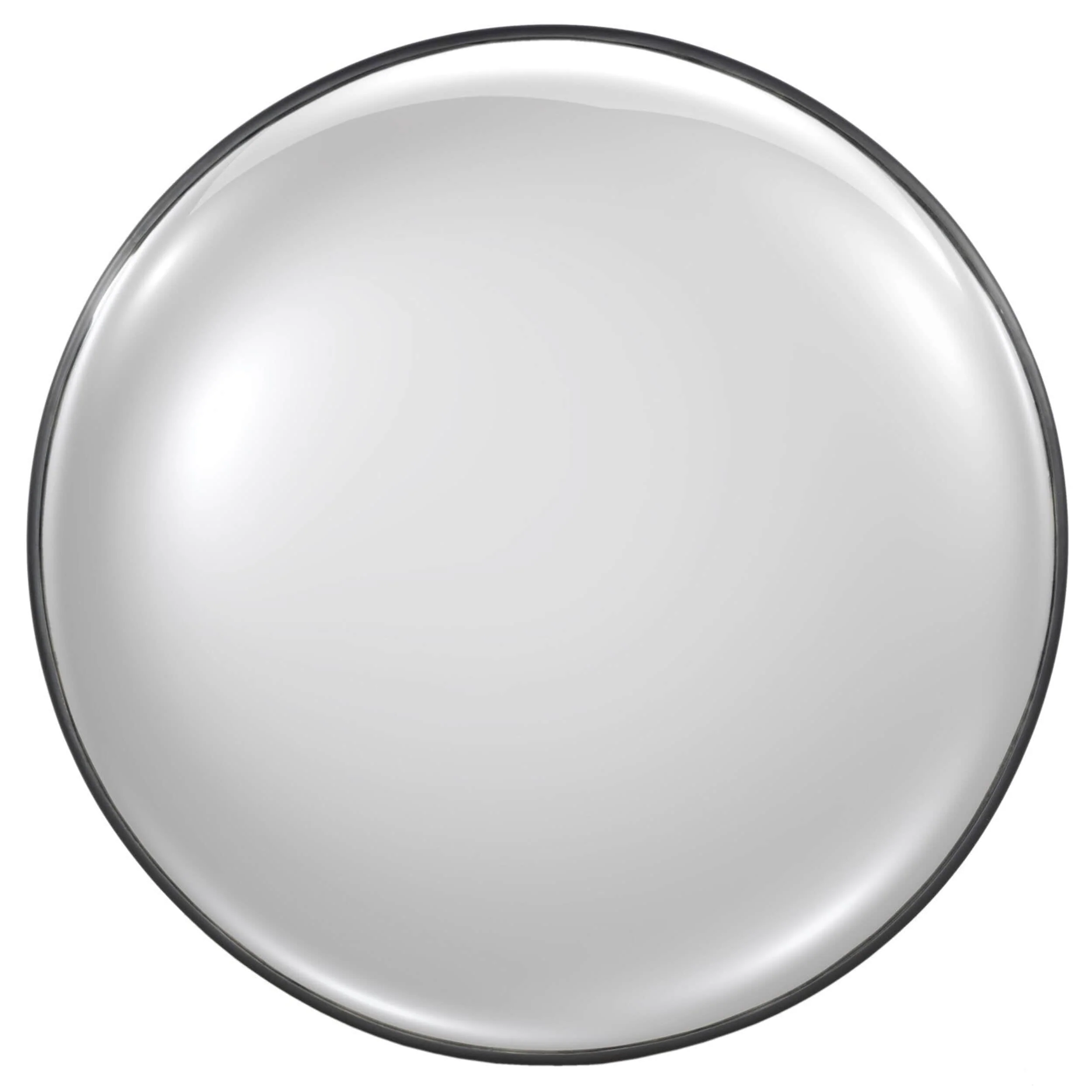 Convex Mirror, Matte Black by Four Hands - Image 2