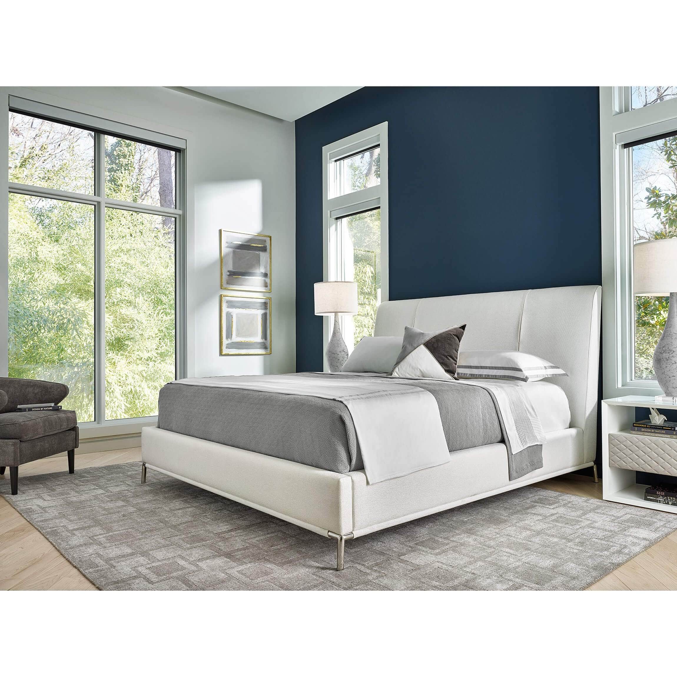 Conway King Bed, Hyde Snow - Image 4
