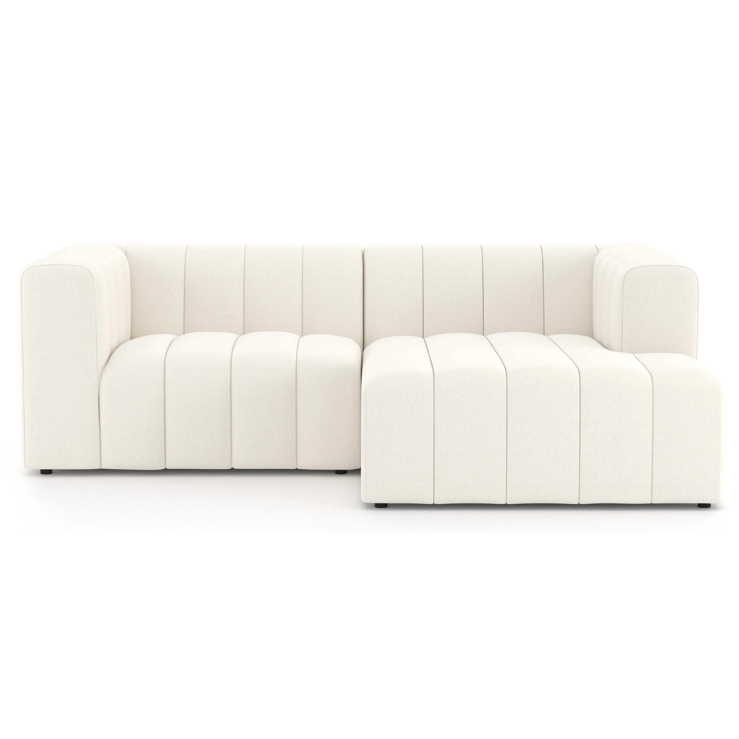 Langham Channeled RAF Sectional, Fayette Cloud - Image 2