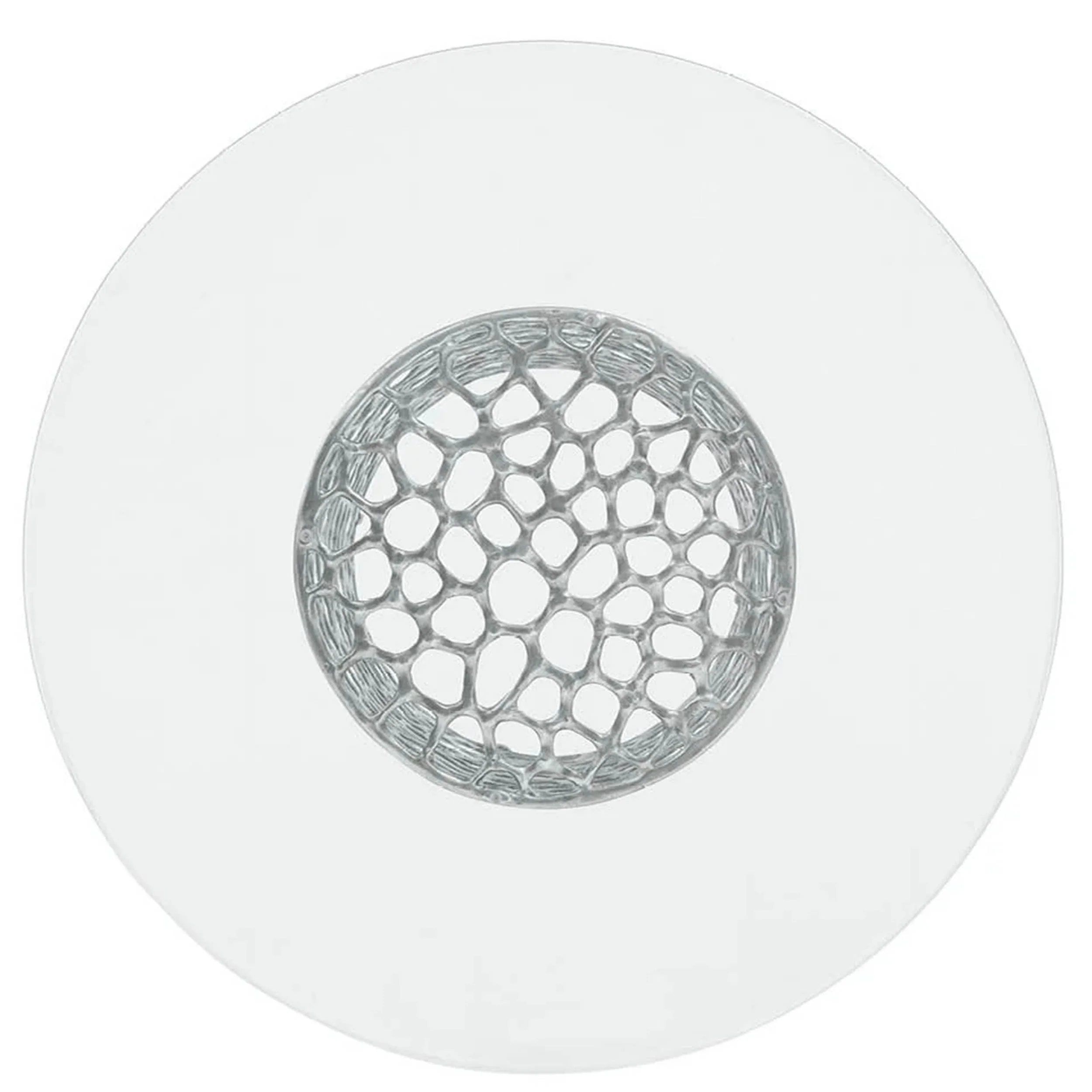 Coral Round Dining Table, Antique Nickel - Image 2