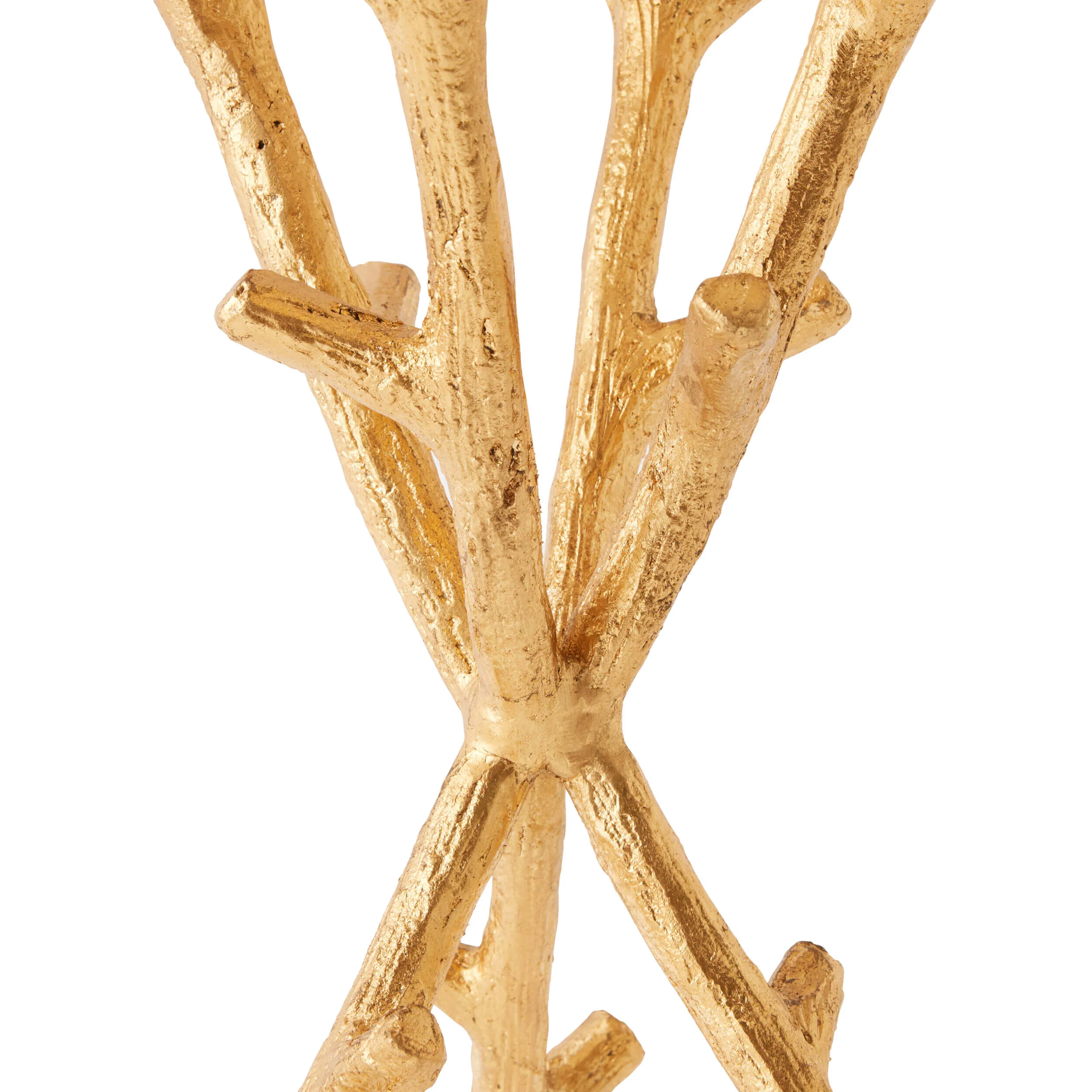 Coral Tripod Side Table, Gold - Image 3