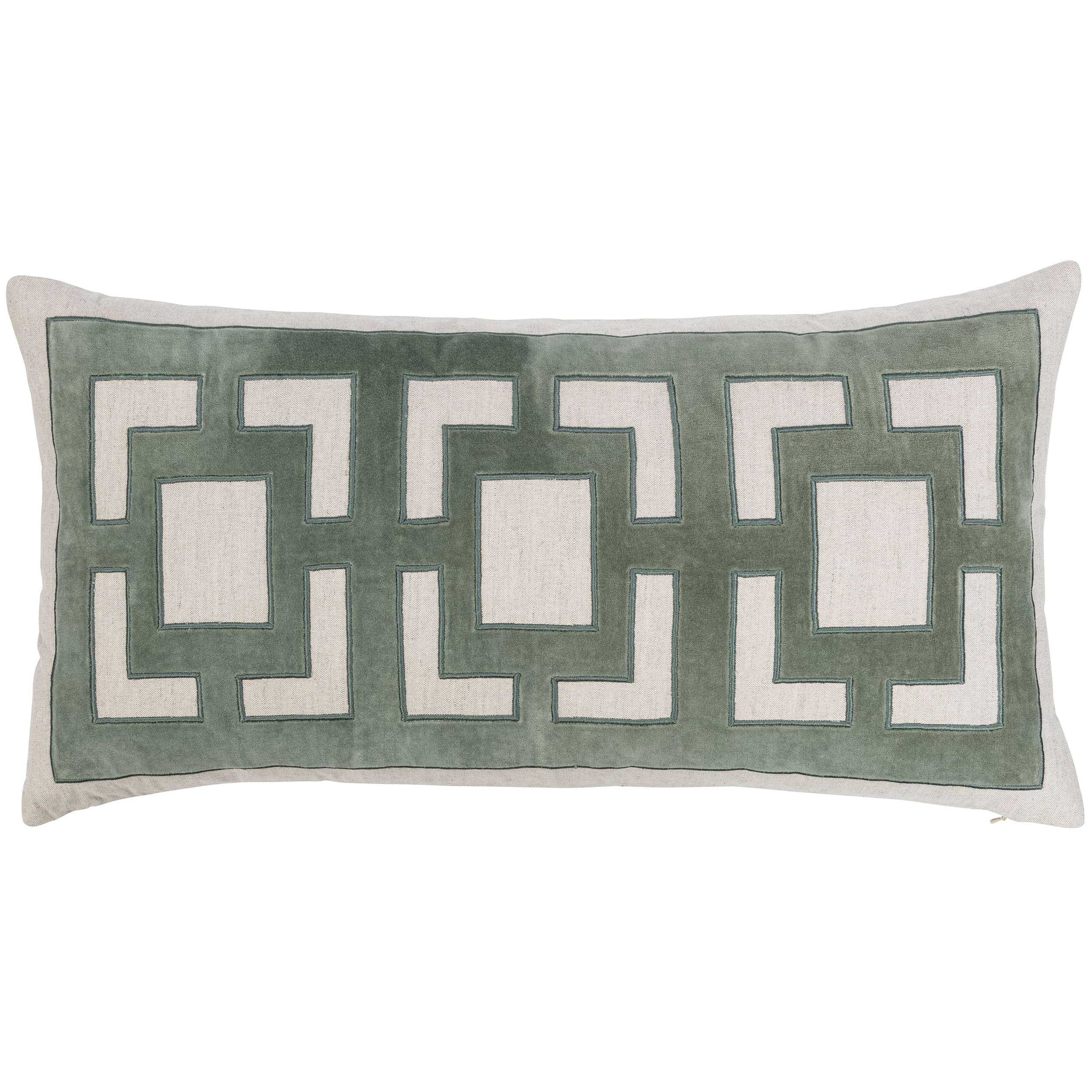 Corbin Lumbar Pillow, Jade Green