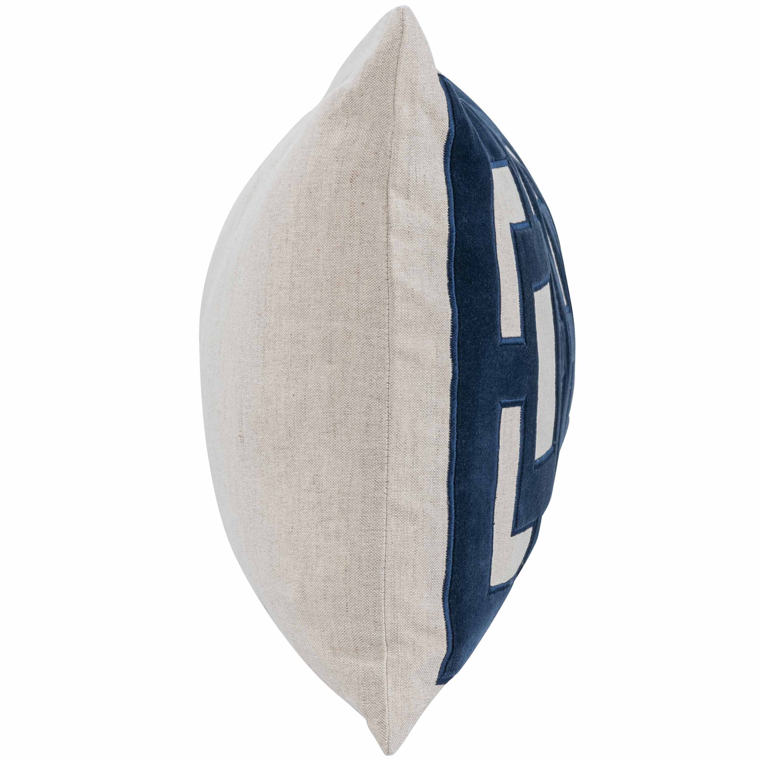 Corbin Lumbar Pillow, Navy Blue - Image 3
