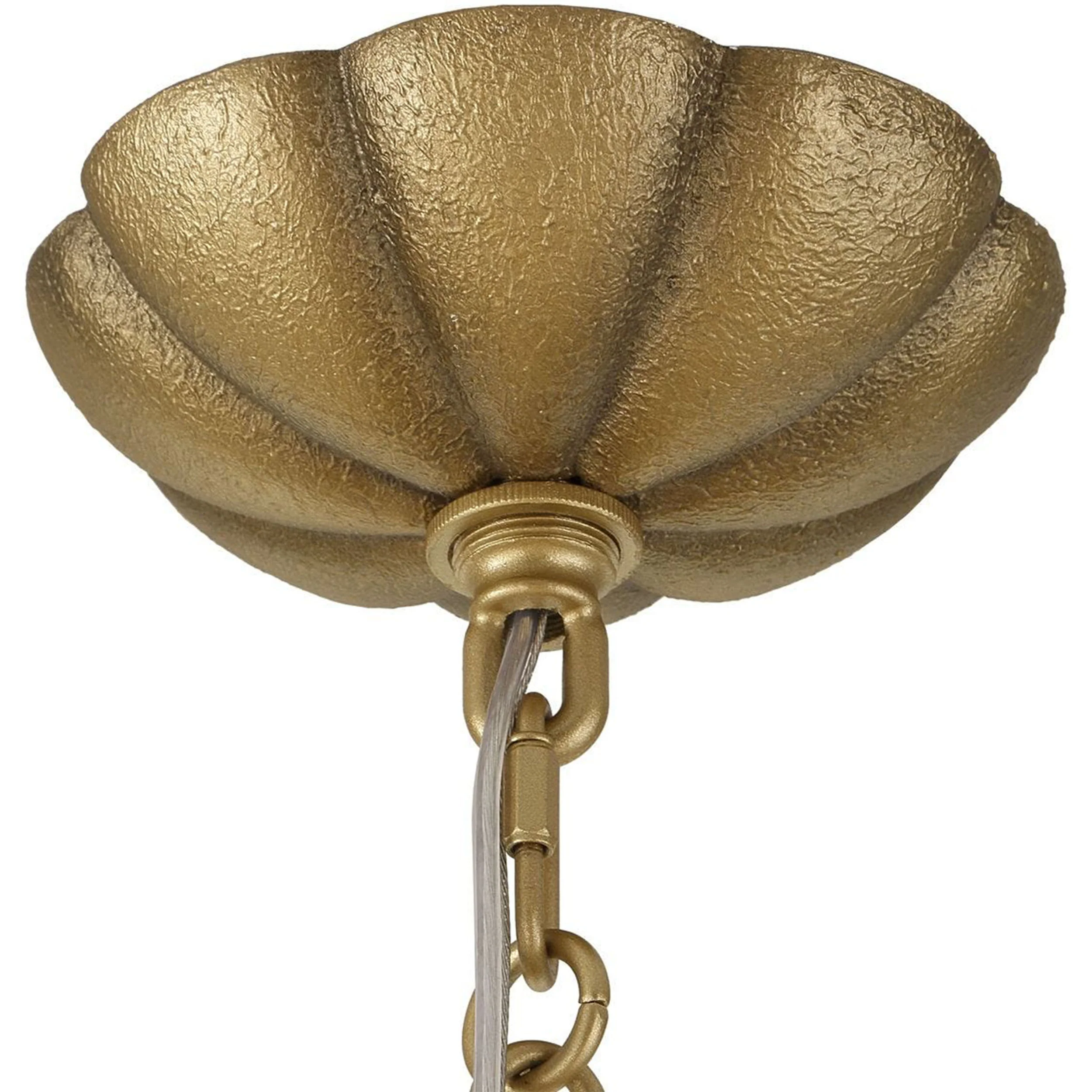 Corella 8 Light Chandelier, Soft Gold - Image 3