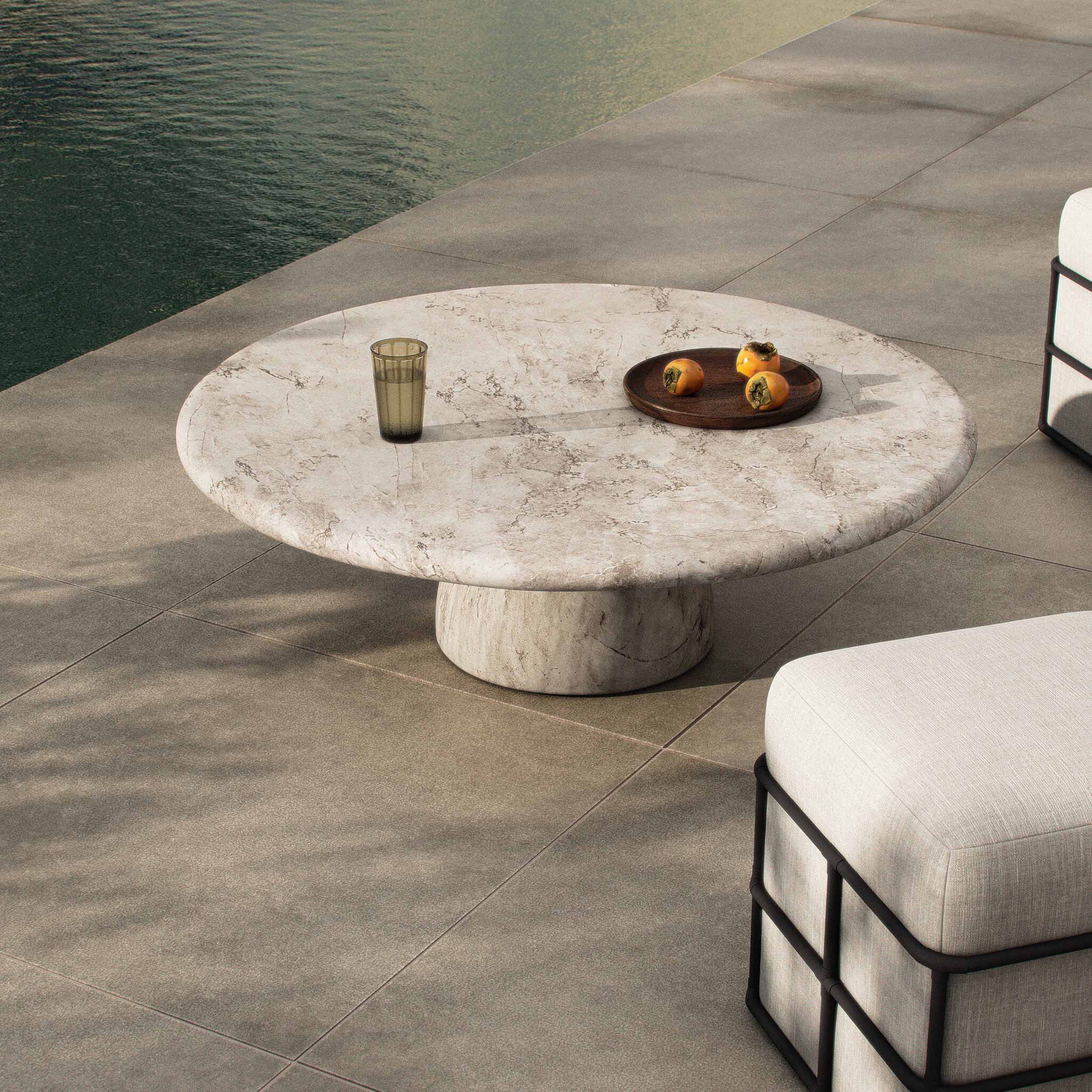 Cornelia Outdoor Coffee Table, Natural by Four Hands - Image 8
