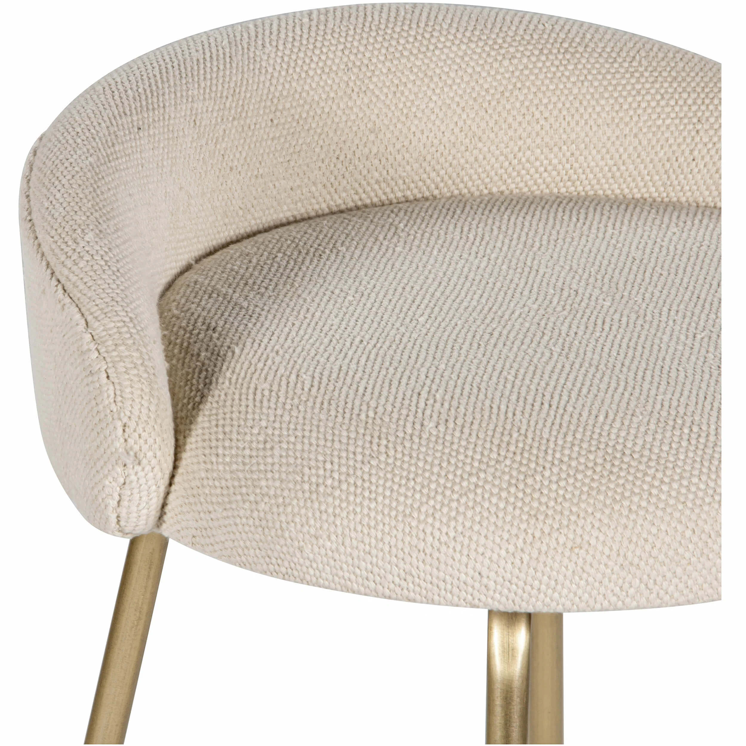 Corsica Counter Stool, Antique Brass Set of 2 - Image 4