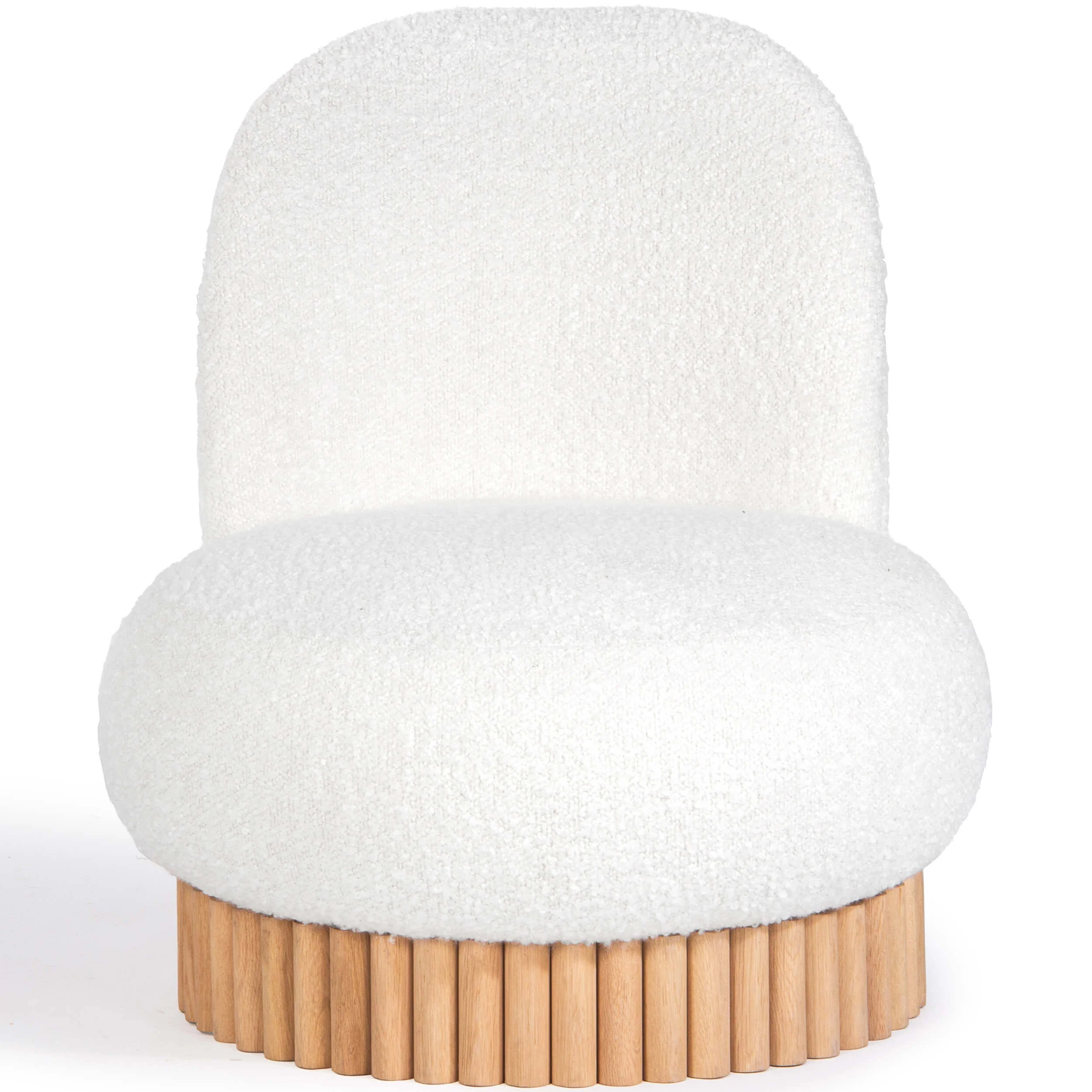 Corso Swivel Chair, White - Image 2