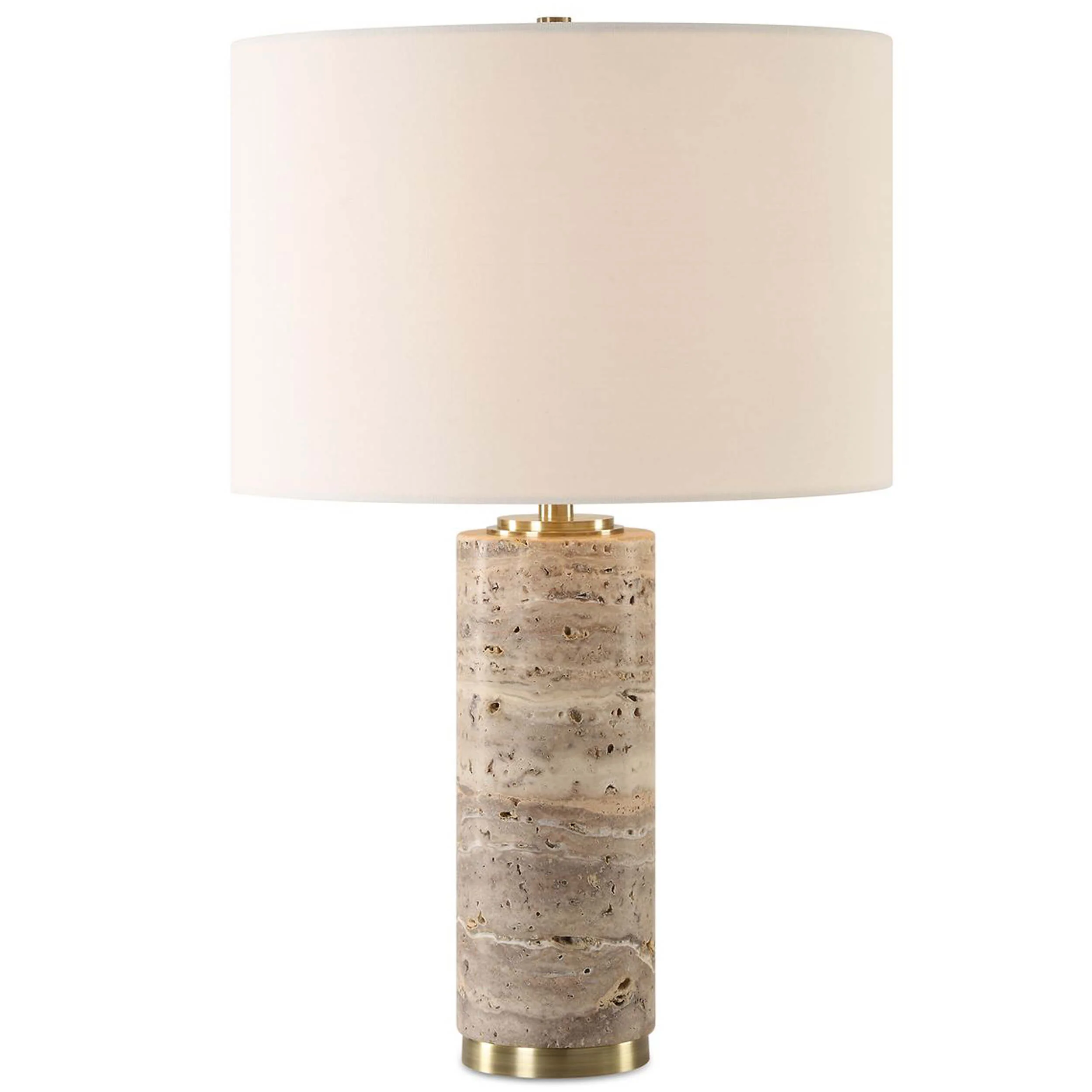 Cortado Table Lamp, Travertine - Image 5