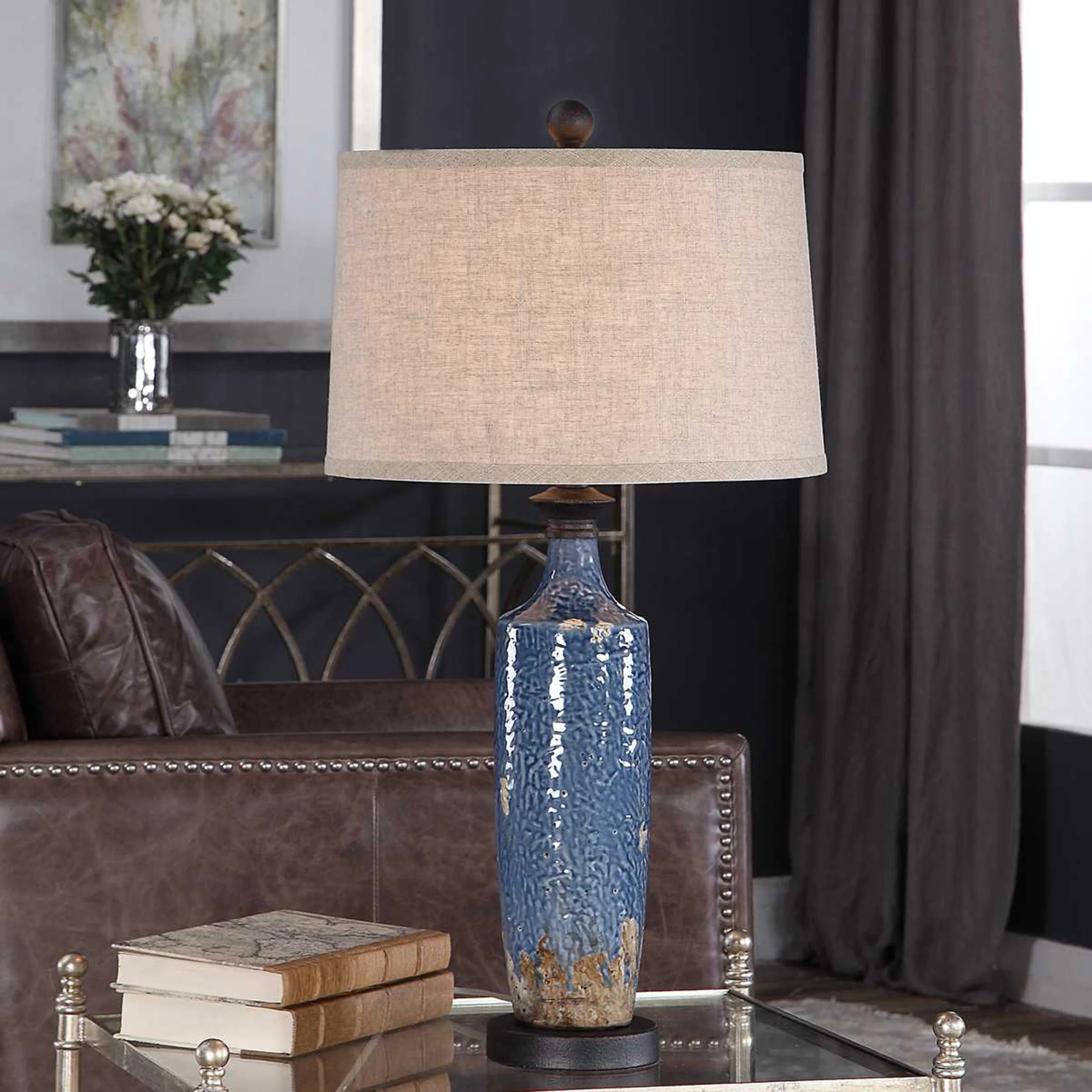 Cortez Table Lamp, Blue - Image 5