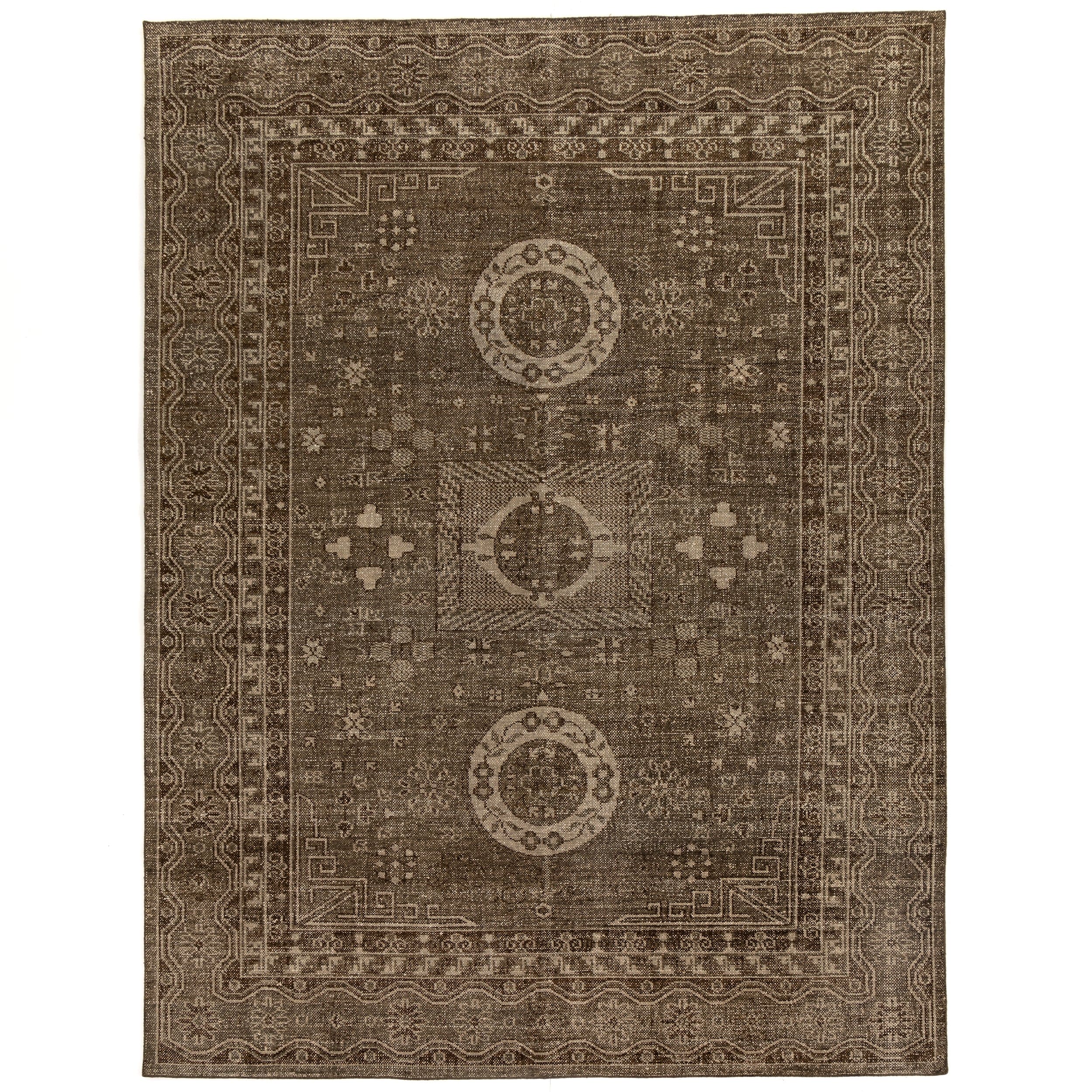 Cortona Hand Knotted Rug, Olive by Four Hands