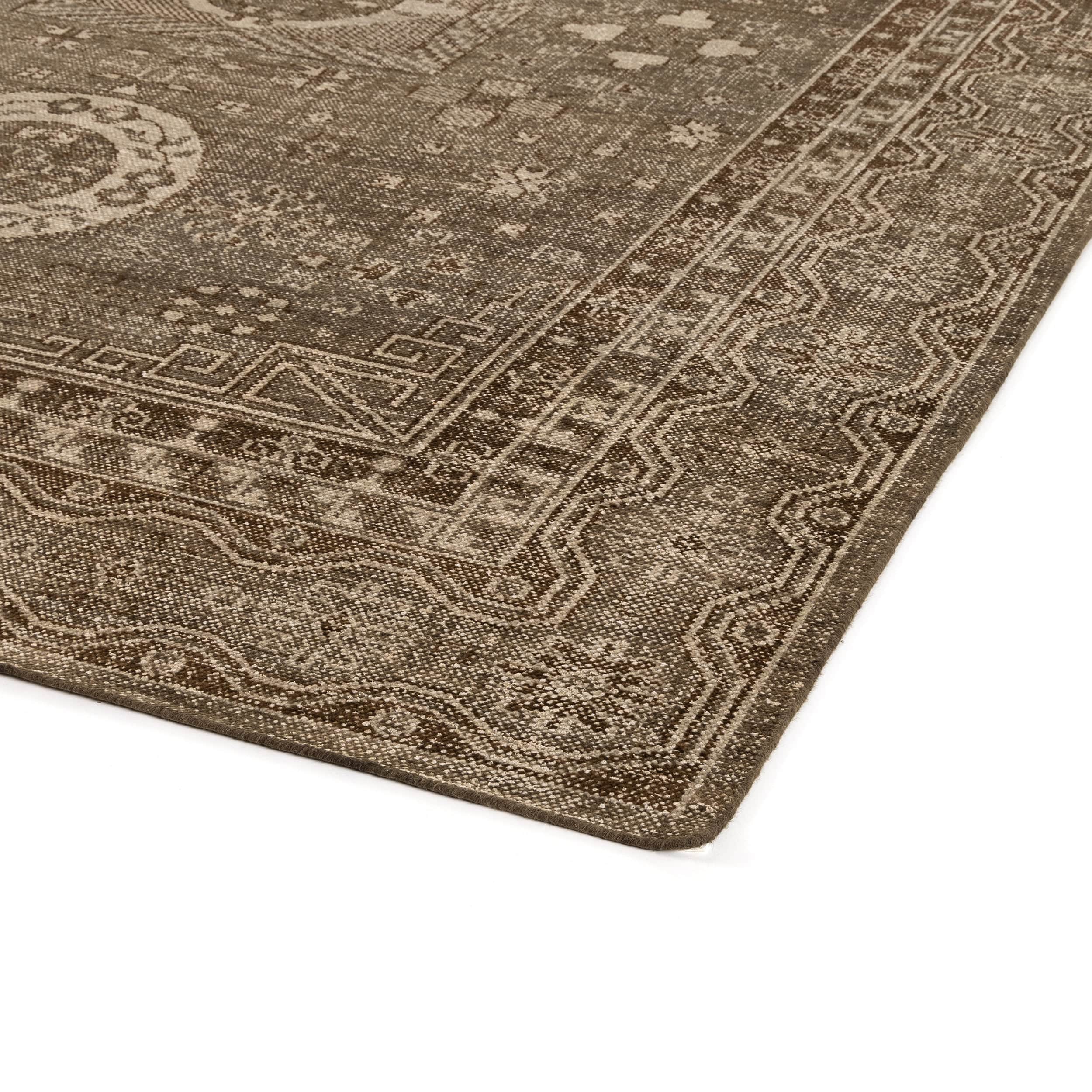 Cortona Hand Knotted Rug, Olive by Four Hands - Image 2
