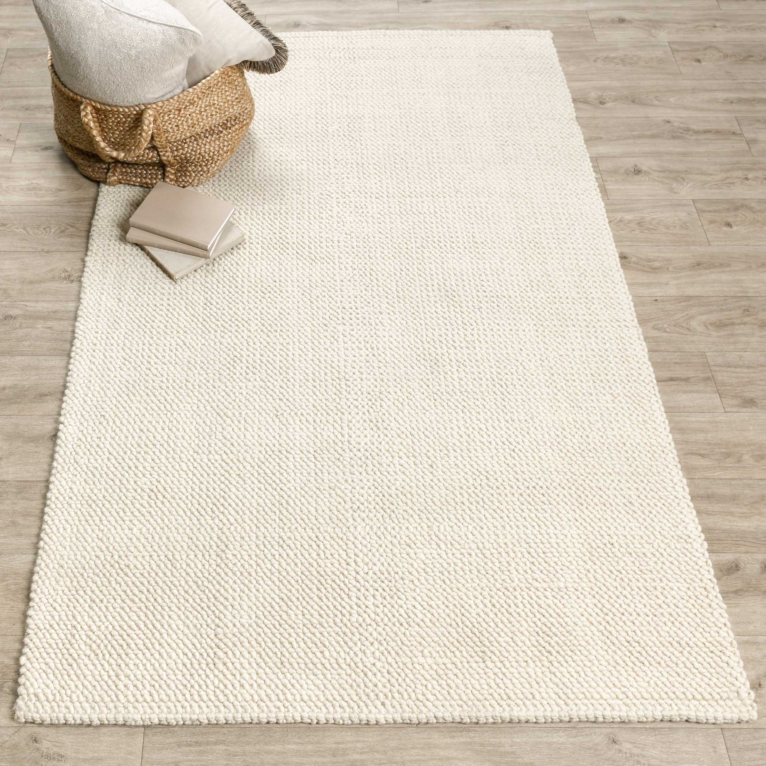 Cosi Wool Rug, Ivory - Image 5