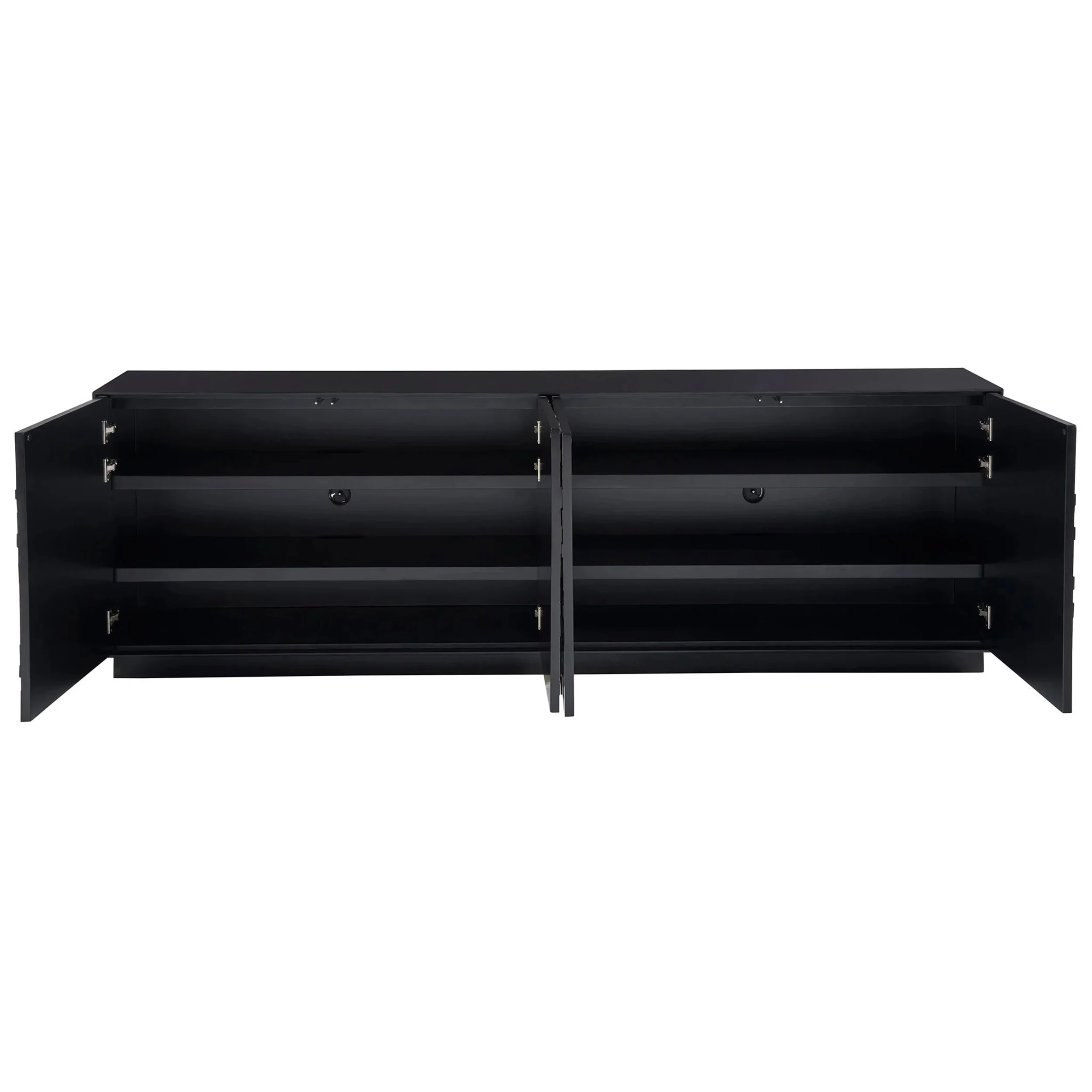 Cosmo Credenza, Matte Black - Image 4