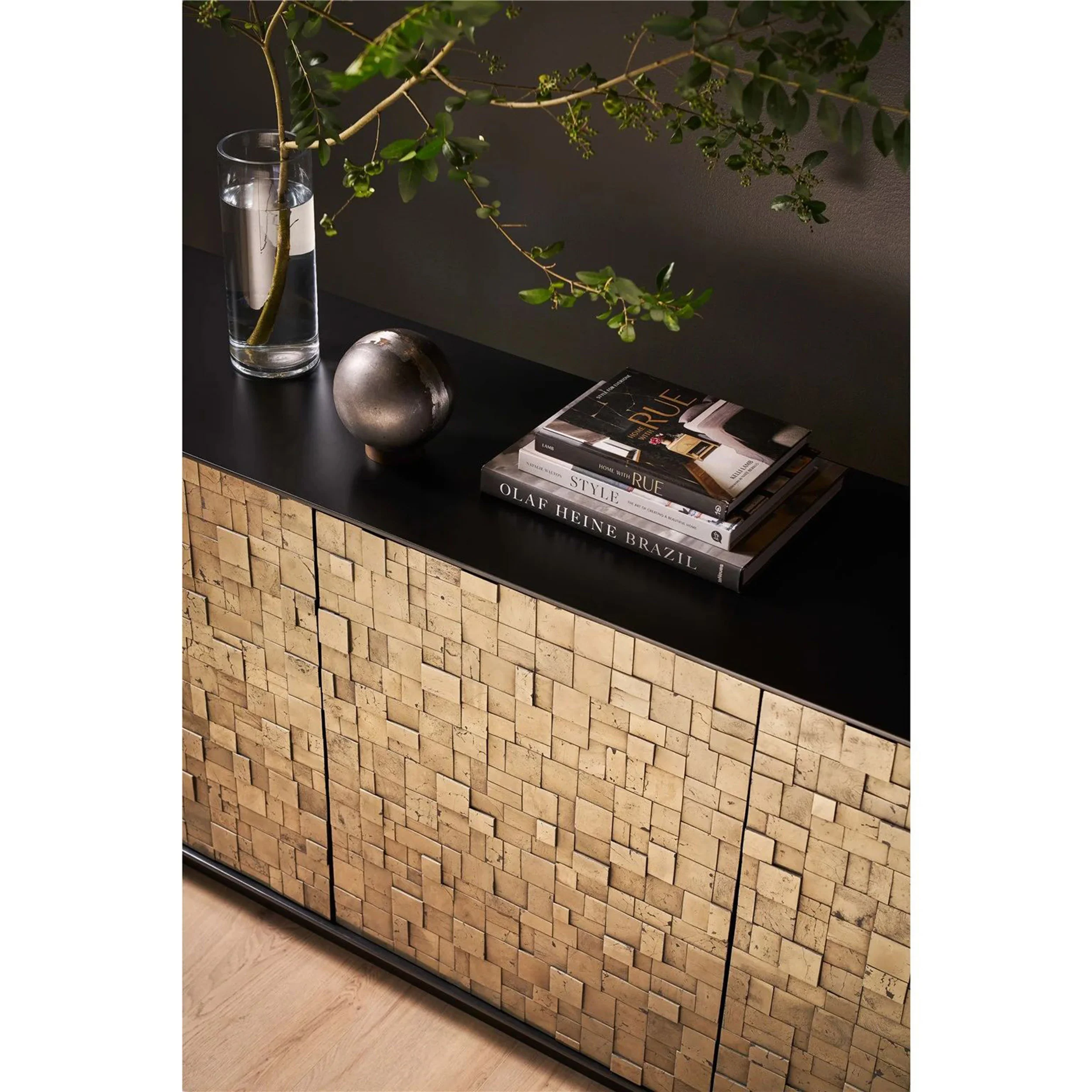 Cosmo Credenza, Matte Black - Image 6