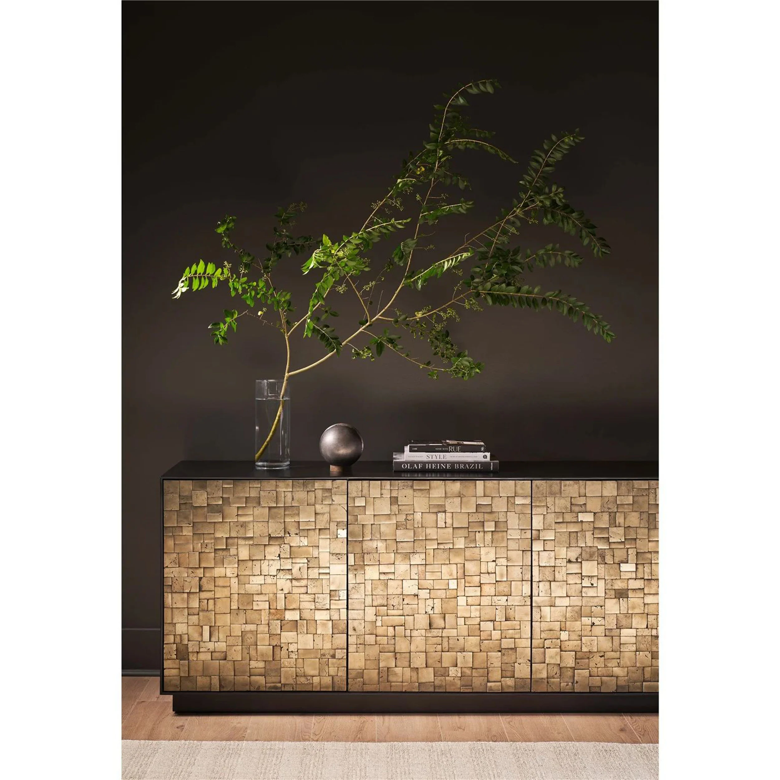 Cosmo Credenza, Matte Black - Image 7