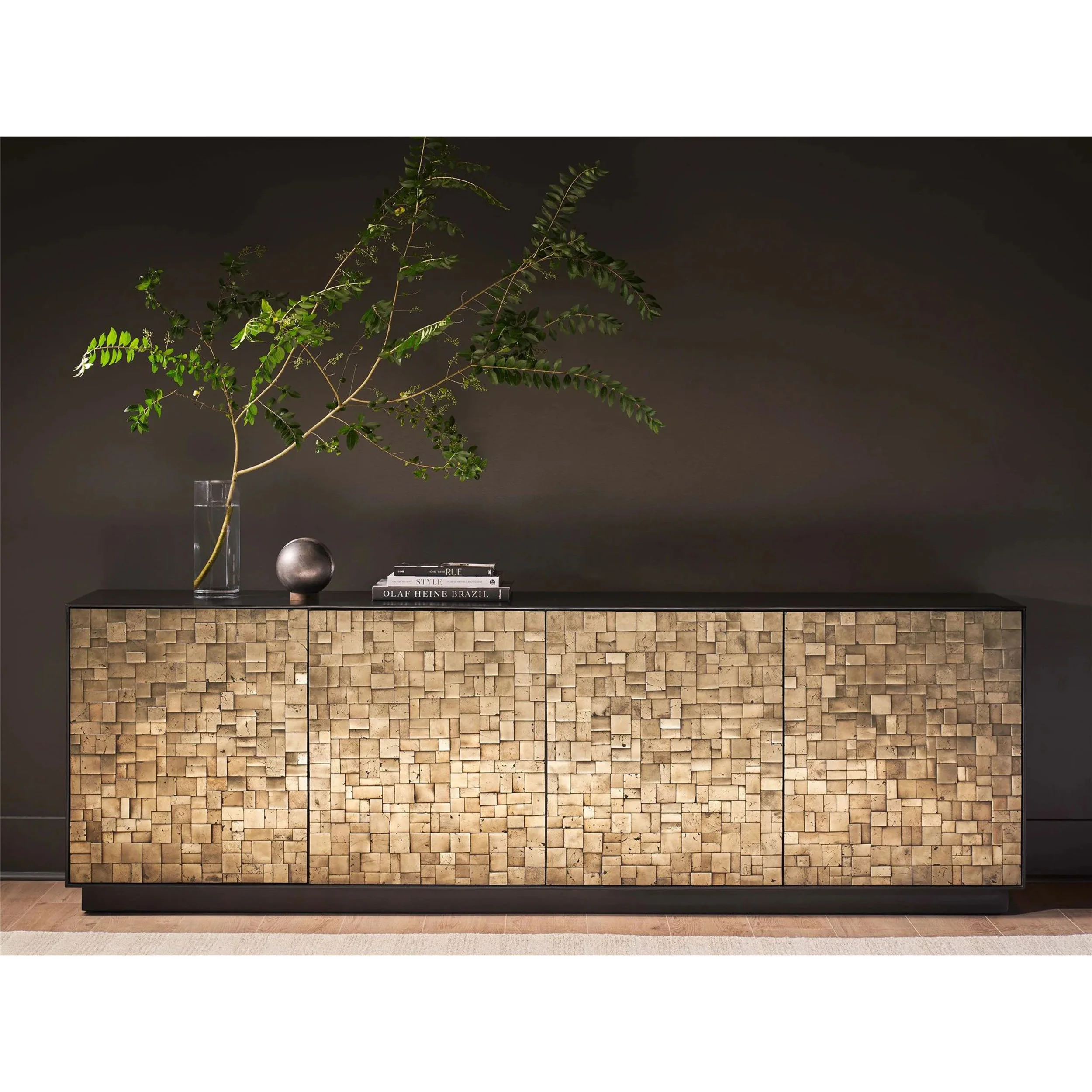 Cosmo Credenza, Matte Black - Image 8