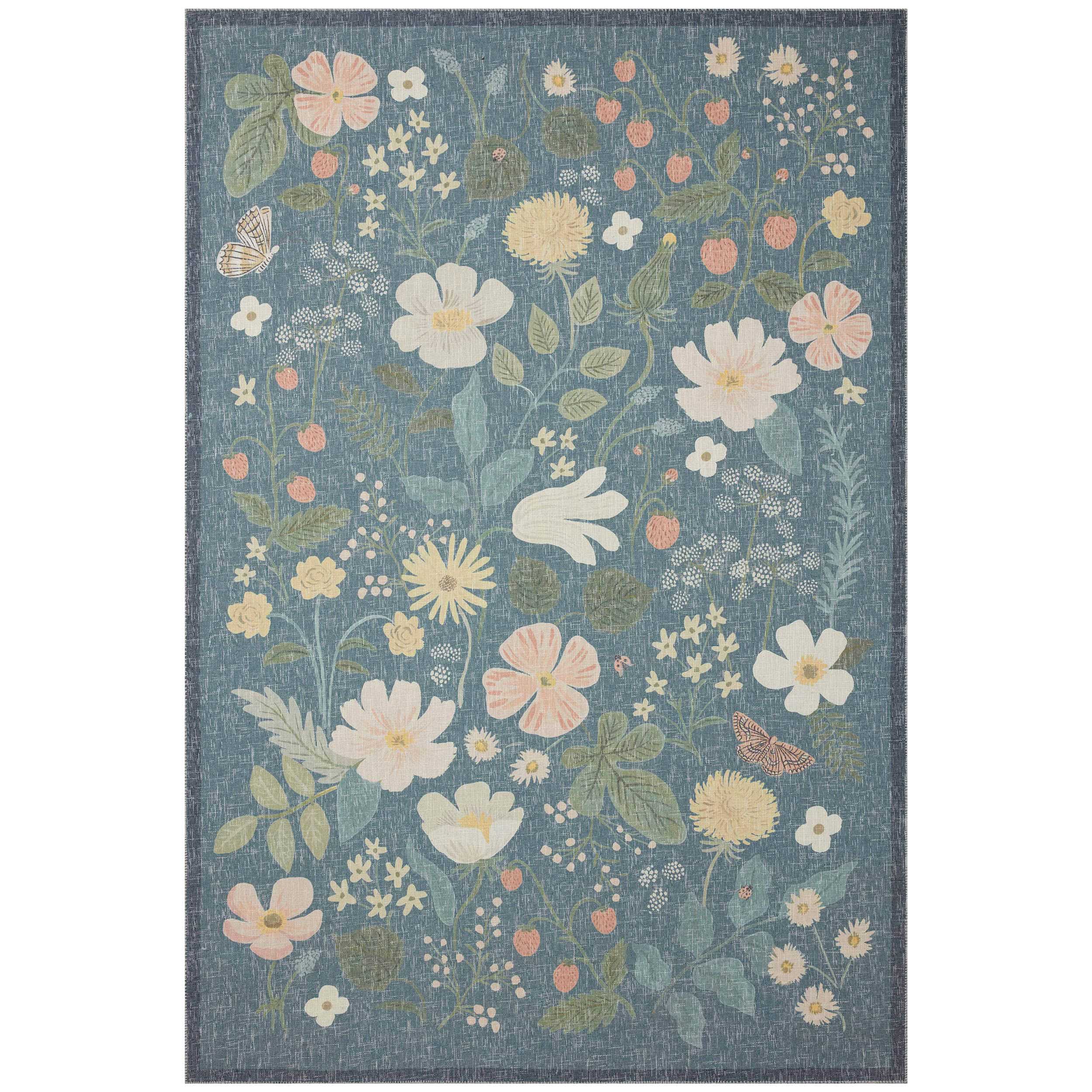 Rifle Paper Co. x Loloi Rug Cotswolds COT-01, Teal