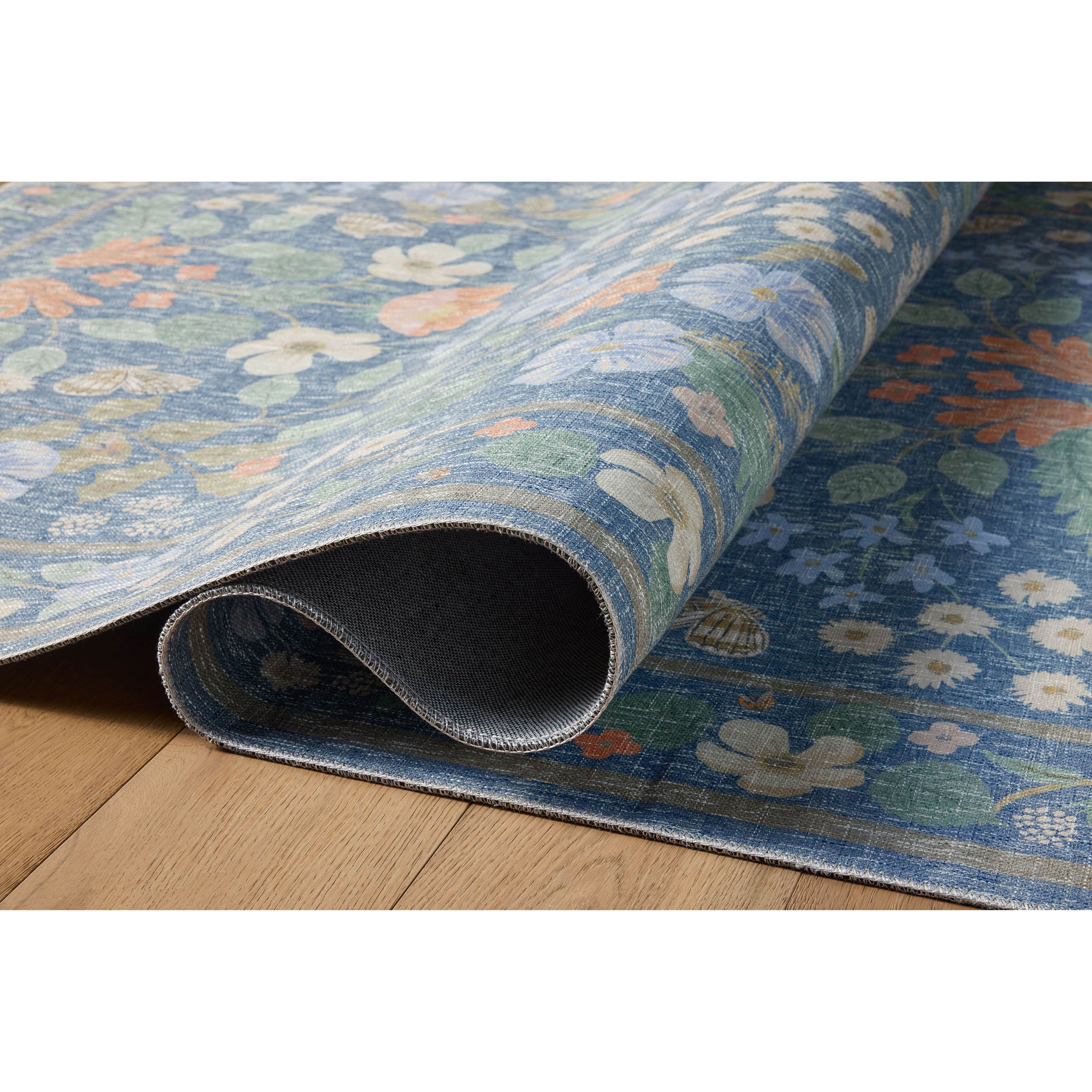 Rifle Paper Co. x Loloi Rug Cotswolds COT-03, Indigo - Image 3