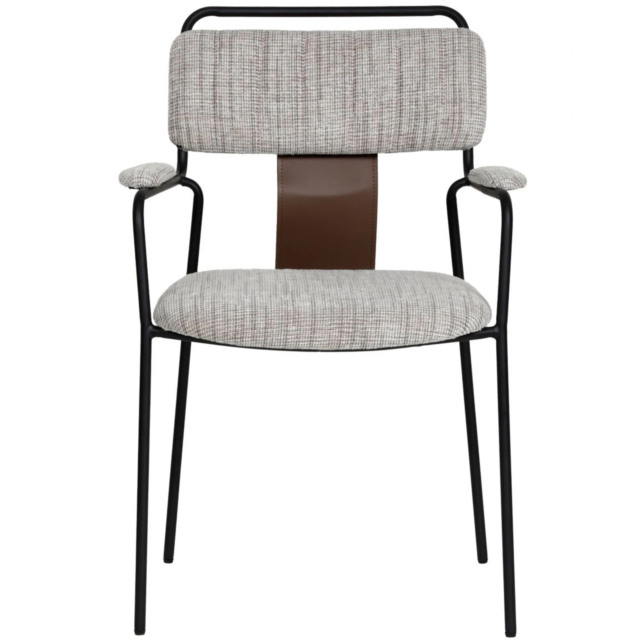 Couva Dining Chair, Gray Tweed, Set of 2 - Image 2