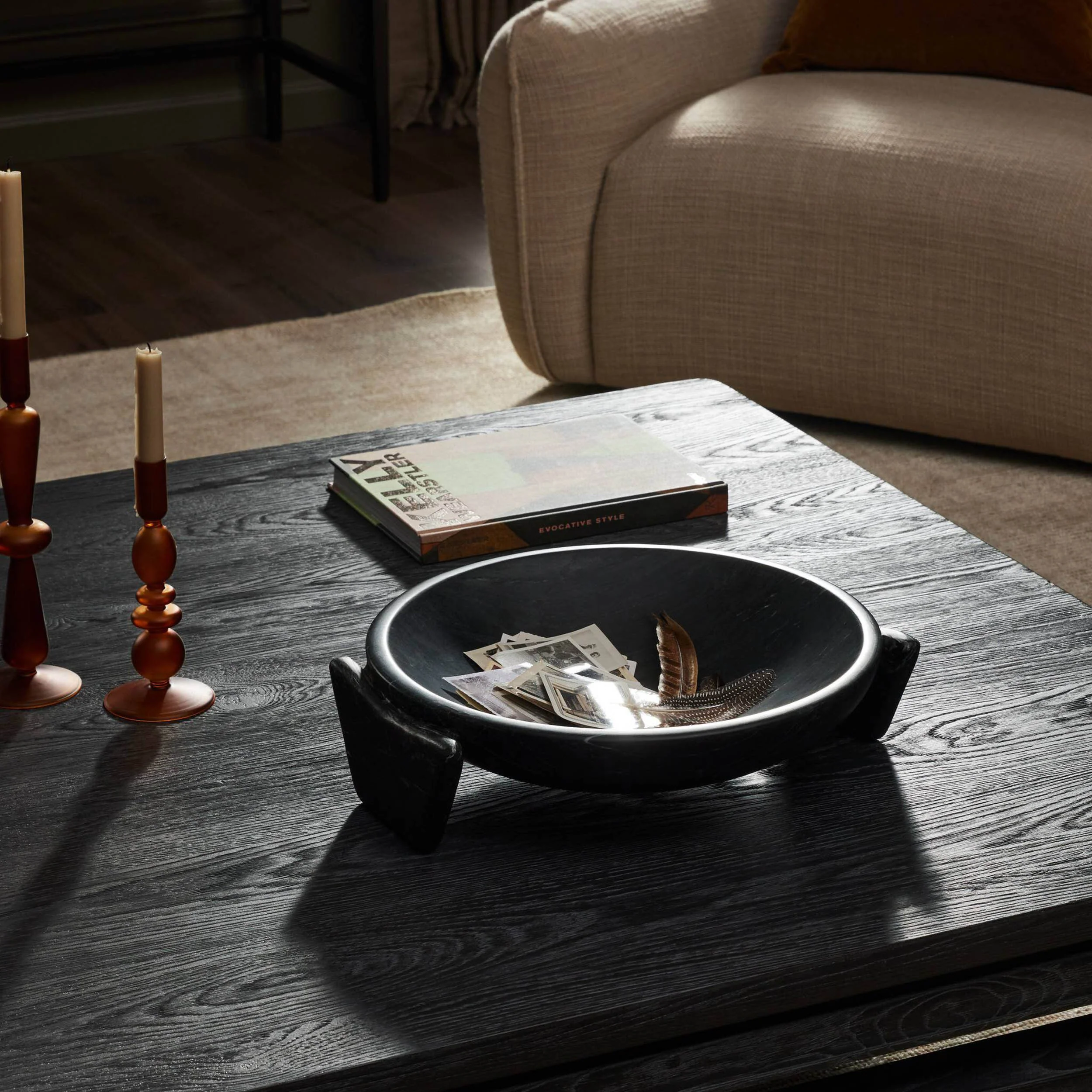 Cradle Bowl, Black Marble - Image 6