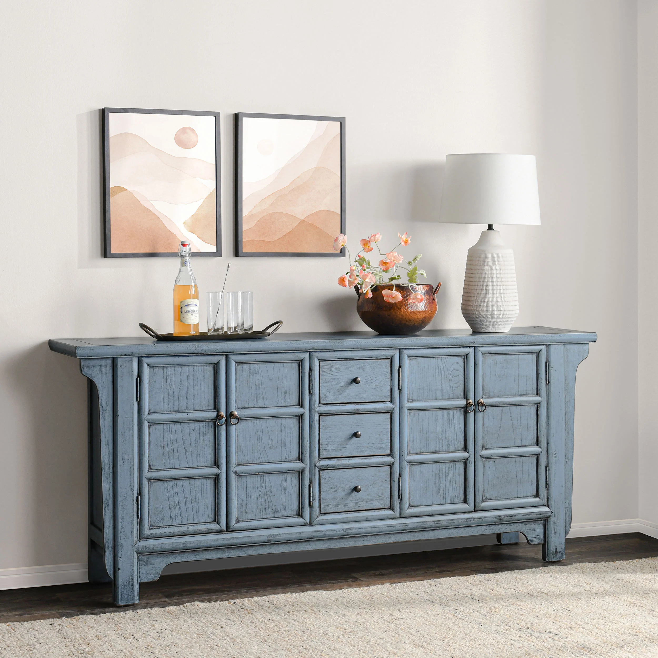 Crafton Buffet, Blue - Image 7