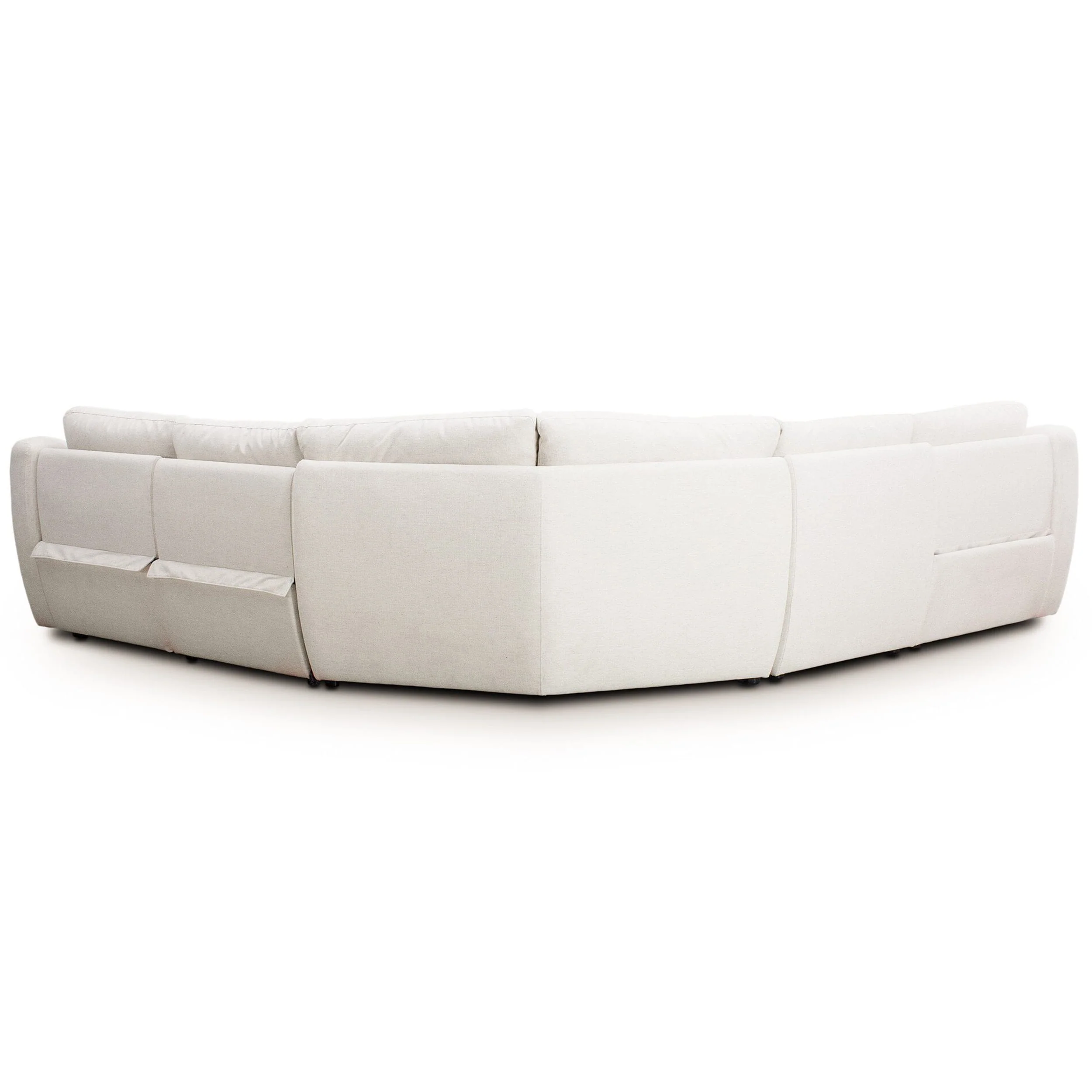 Crawford Power Recliner 5-Piece Sectional, Nomad Snow - Image 4