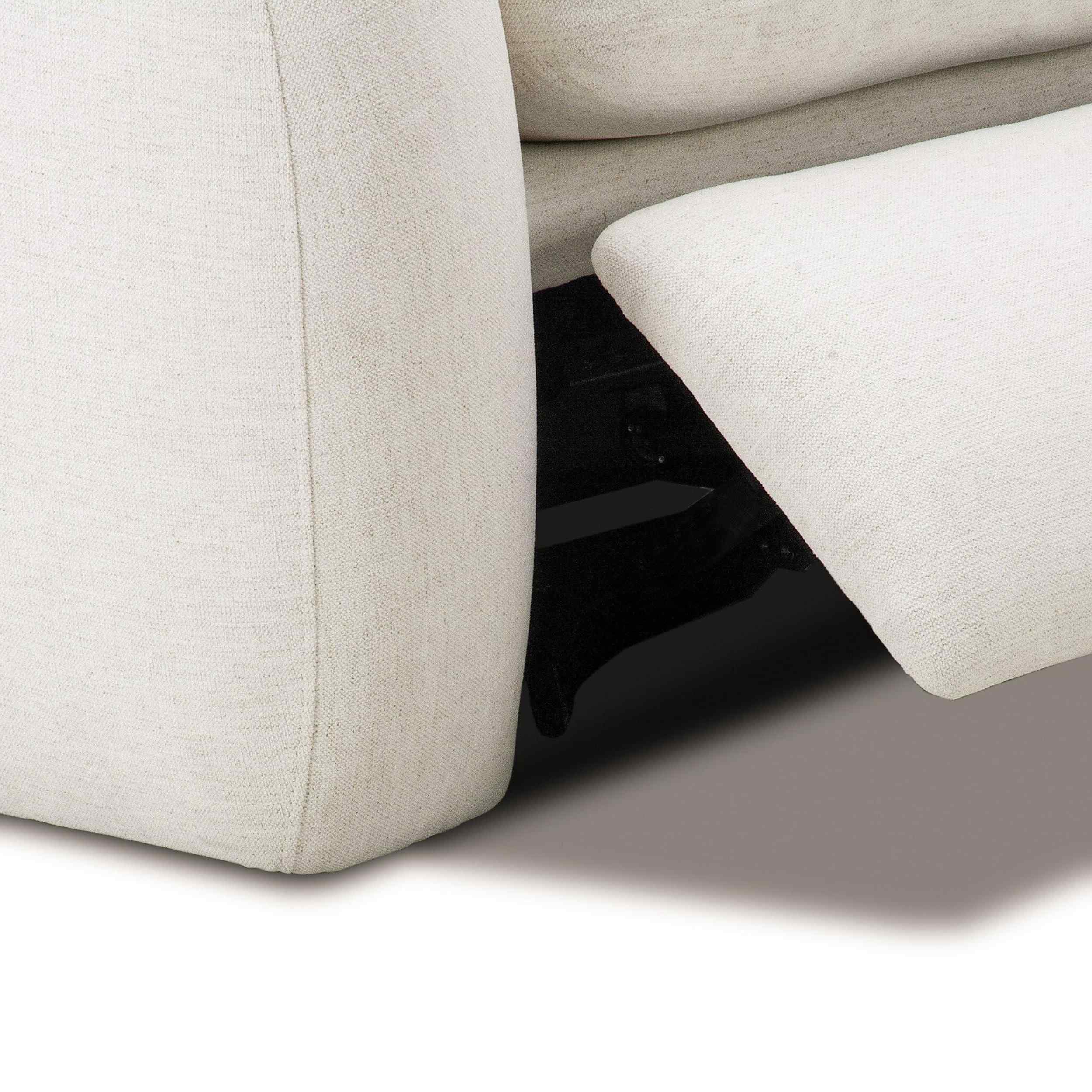Crawford Power Recliner, Nomad Snow by Four Hands - Image 5