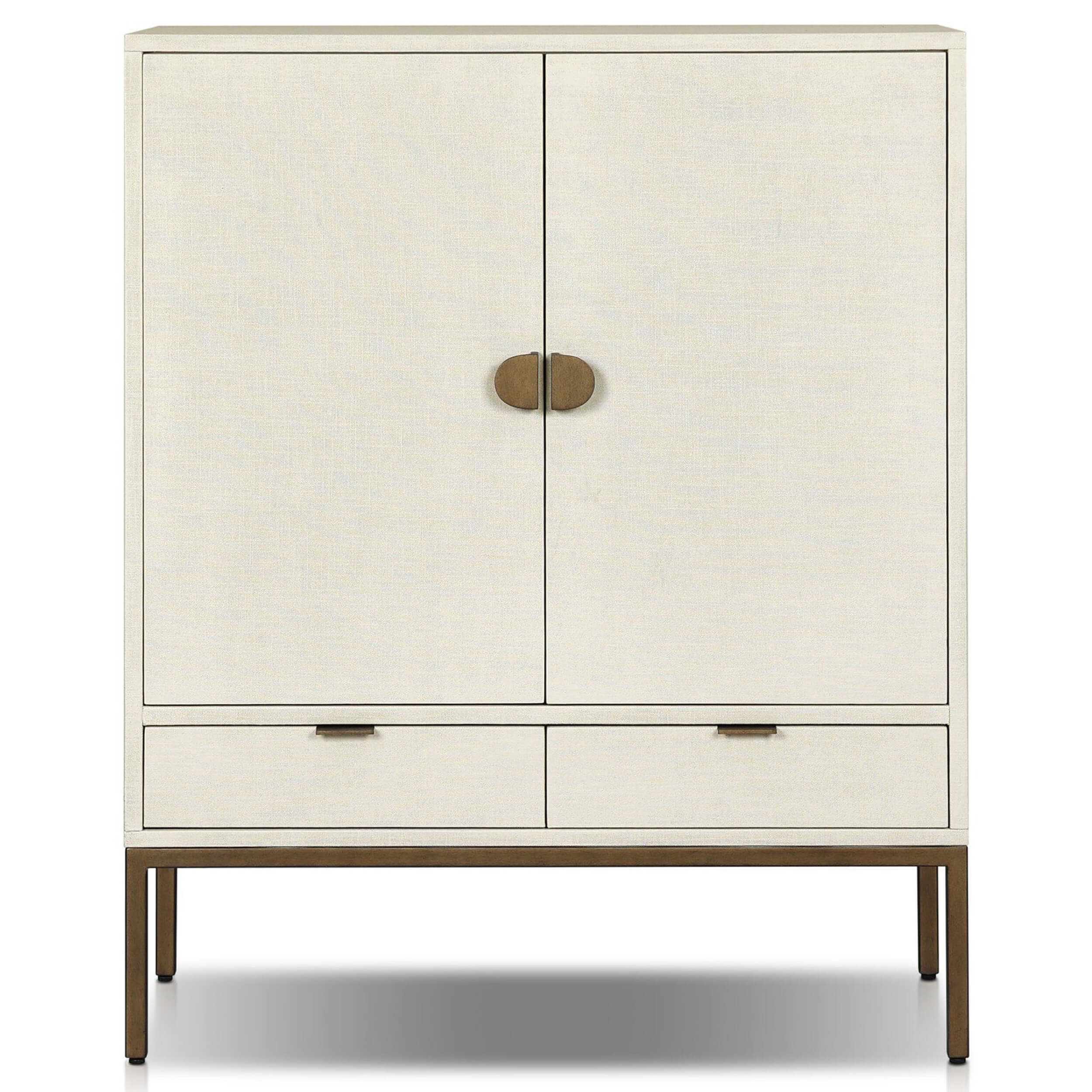 Cressida Bar Cabinet, Ivory by Four Hands - Image 2
