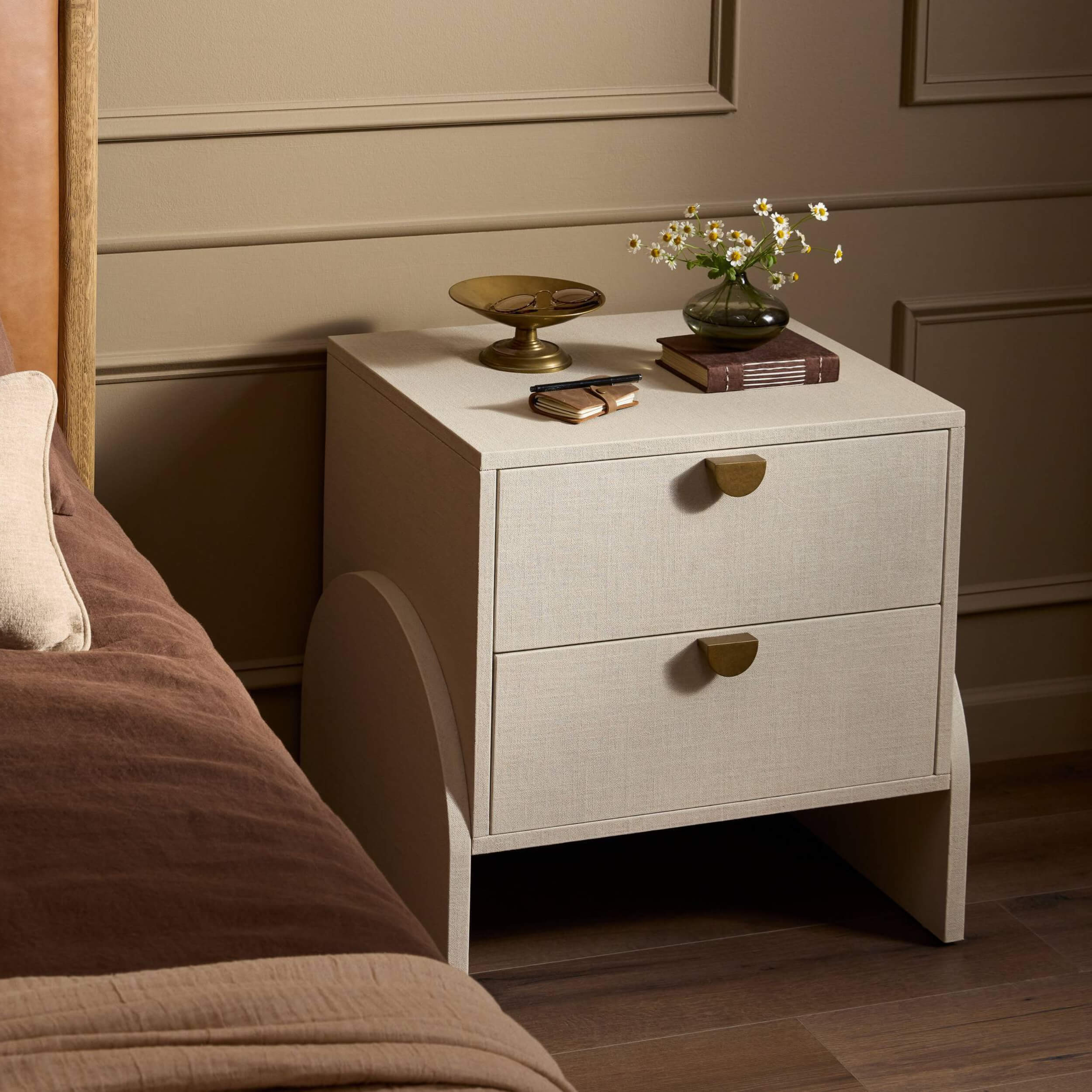 Cressida Nightstand, Ivory by Four Hands - Image 5