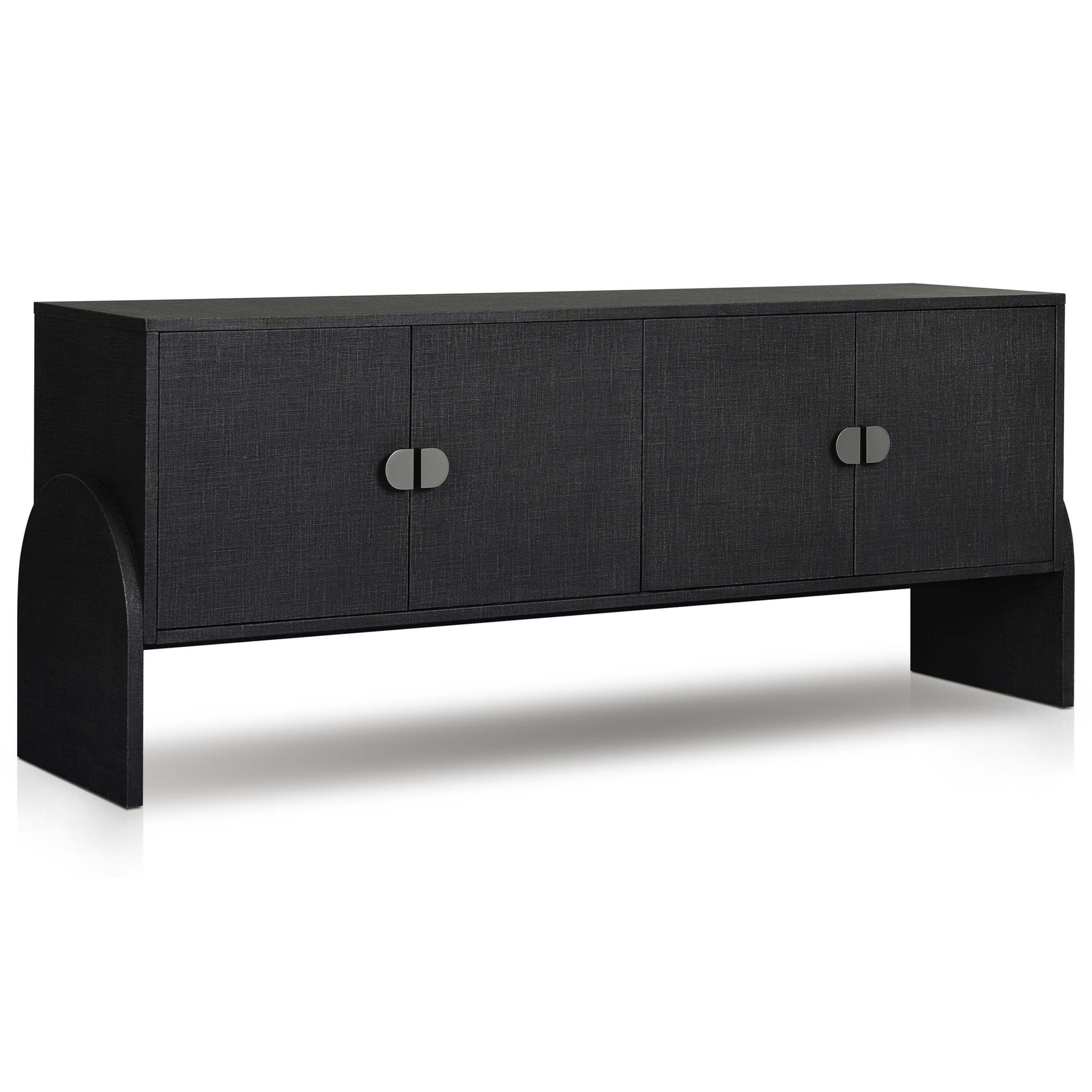 Cressida Sideboard, Black Linen by Four Hands