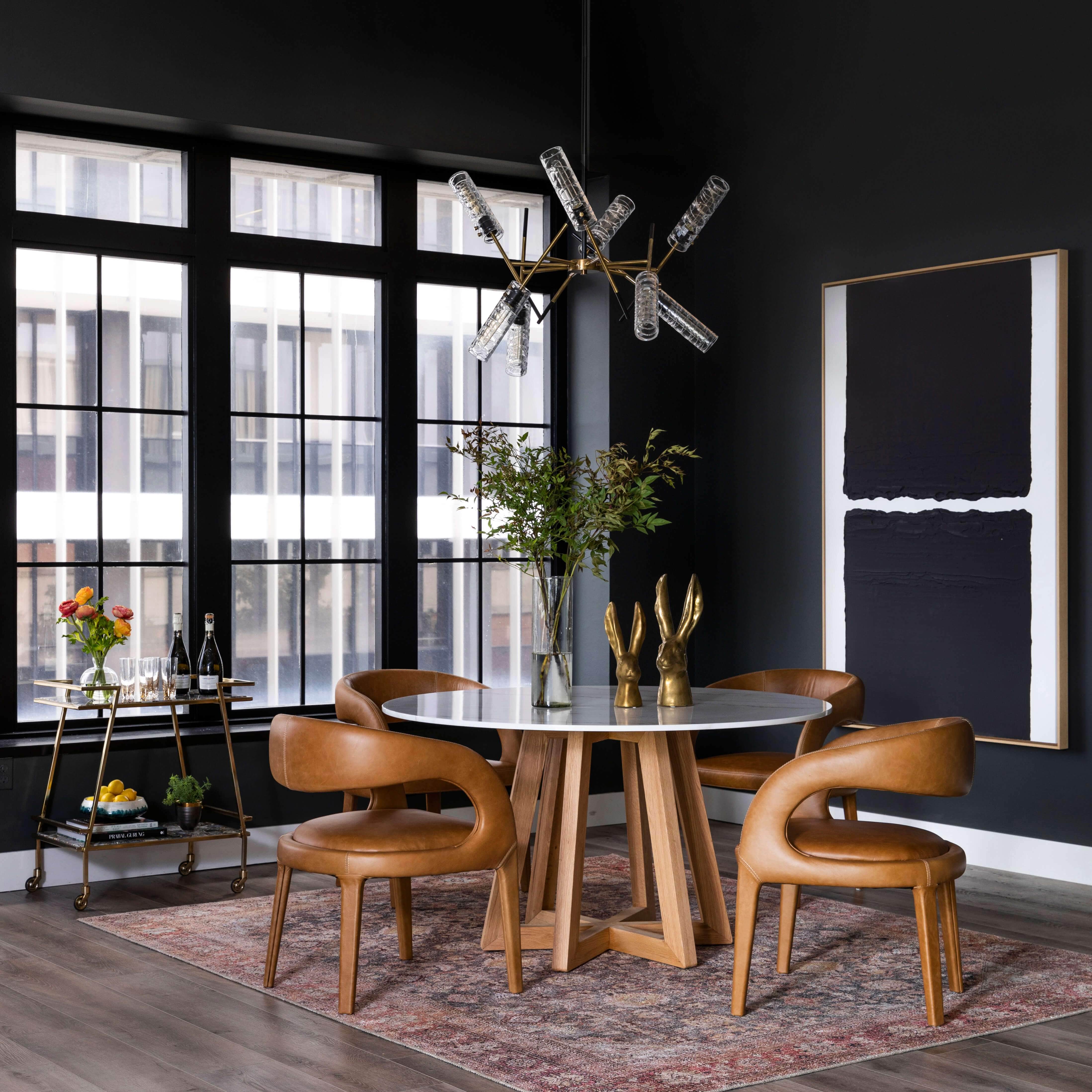 Creston Dining Table, Honey Oak by Four Hands - Image 4