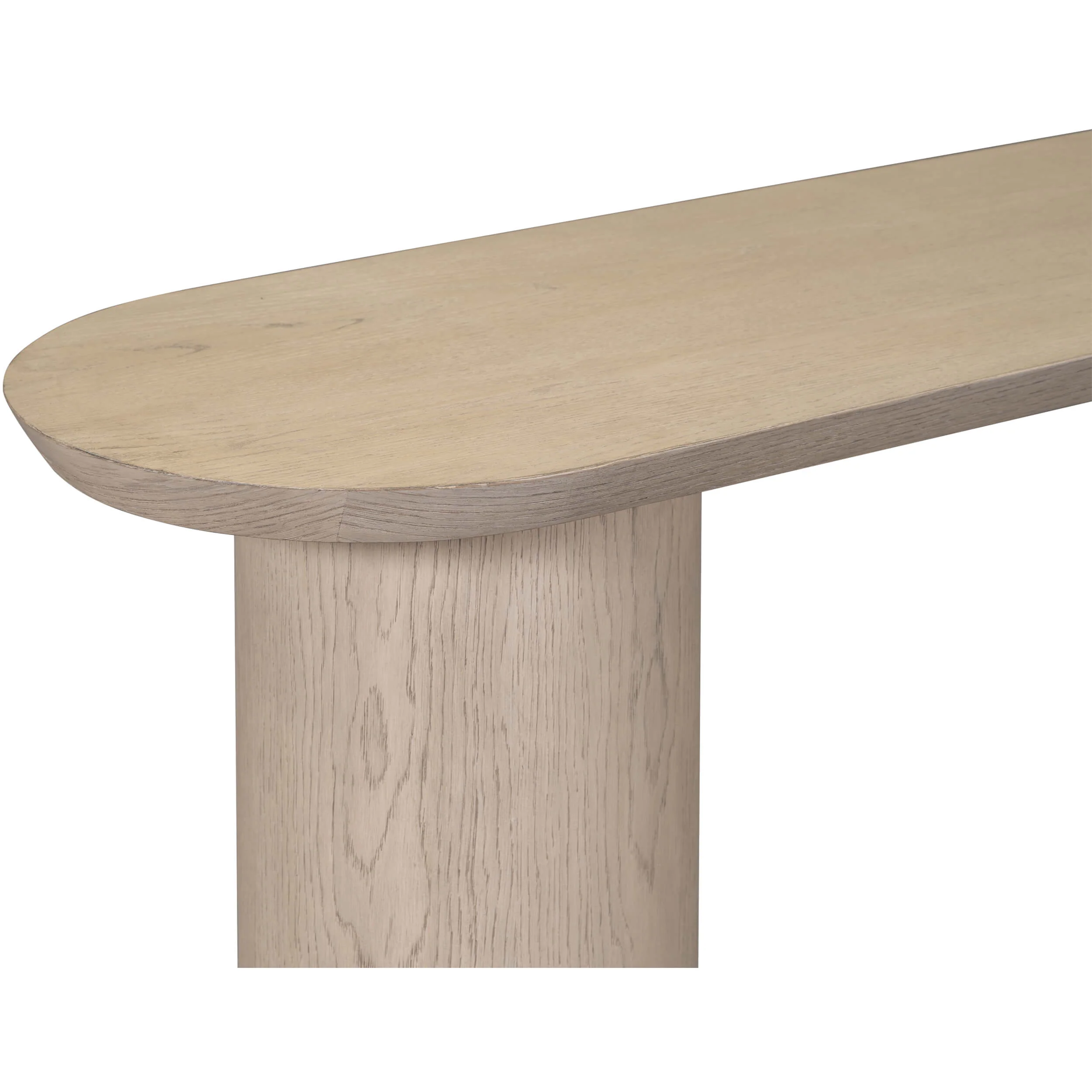 Cromwell Console Table, Raw Oak - Image 4