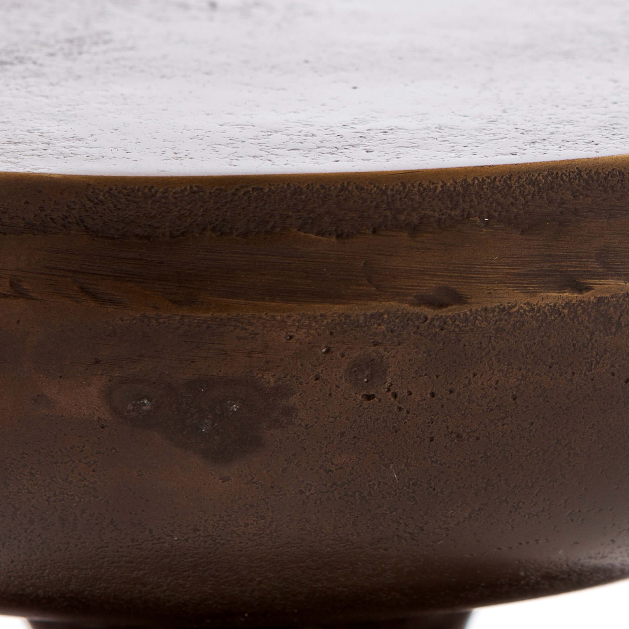 Cruz End Table, Antique Rust by Four Hands - Image 2