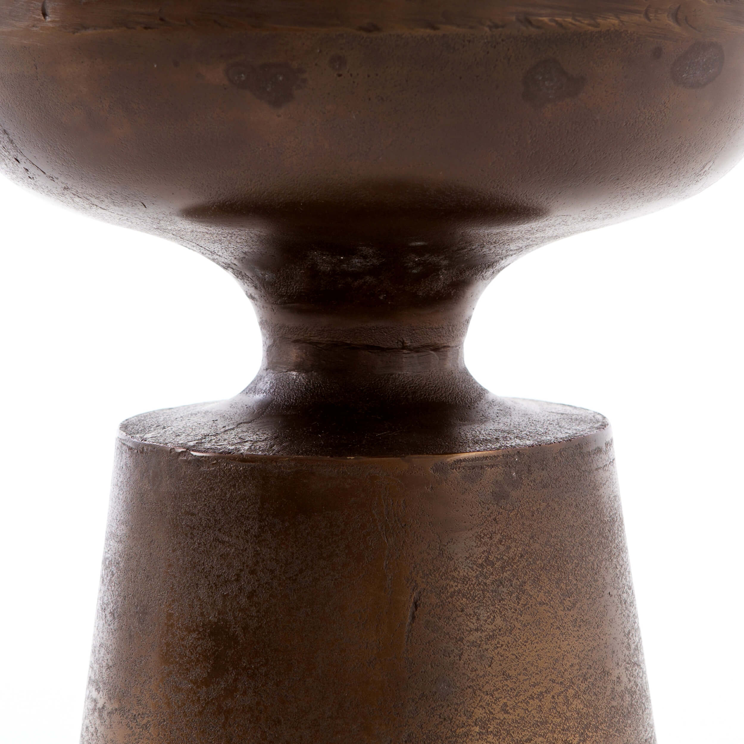 Cruz End Table, Antique Rust by Four Hands - Image 3
