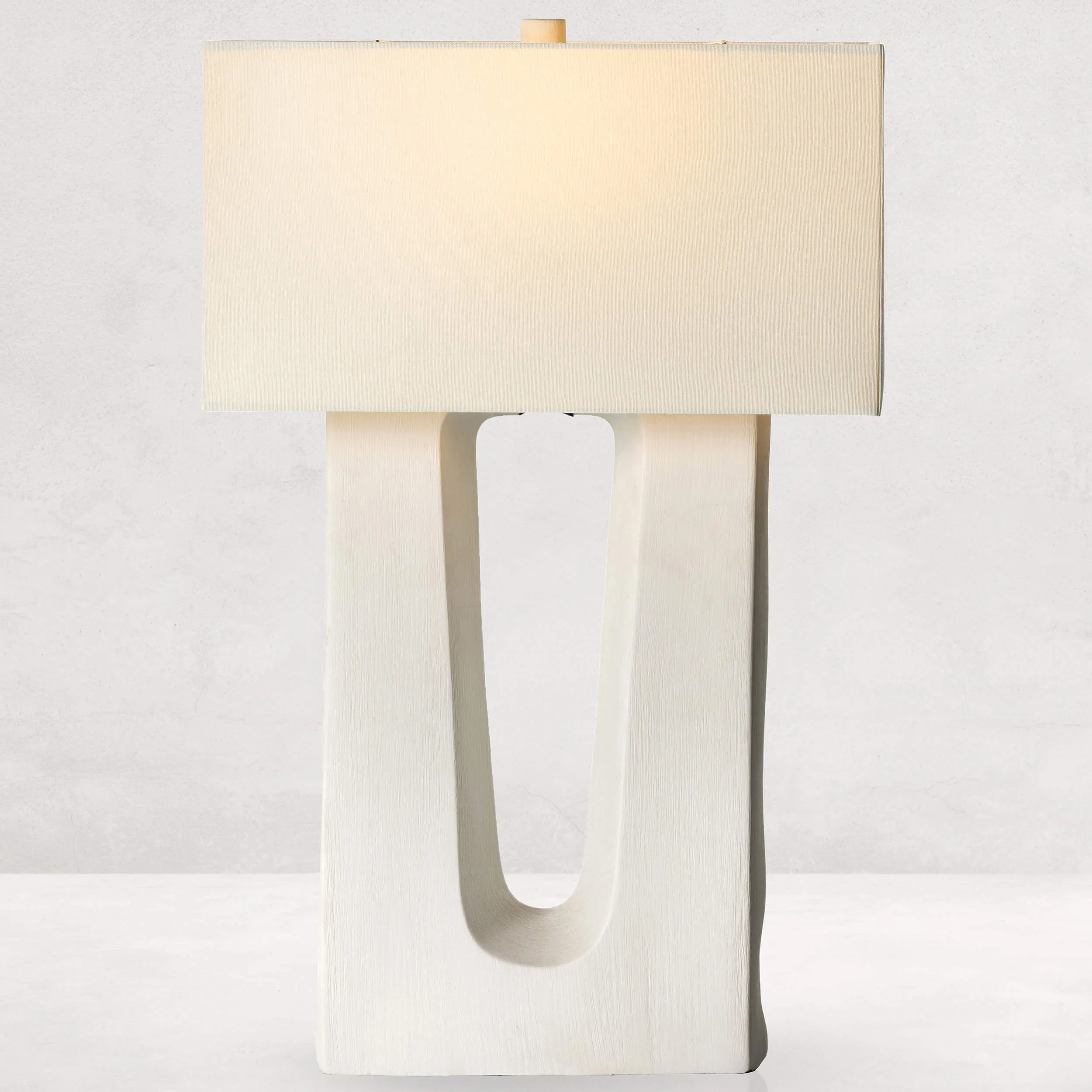 Cuit Table Lamp, Matte White by Four Hands