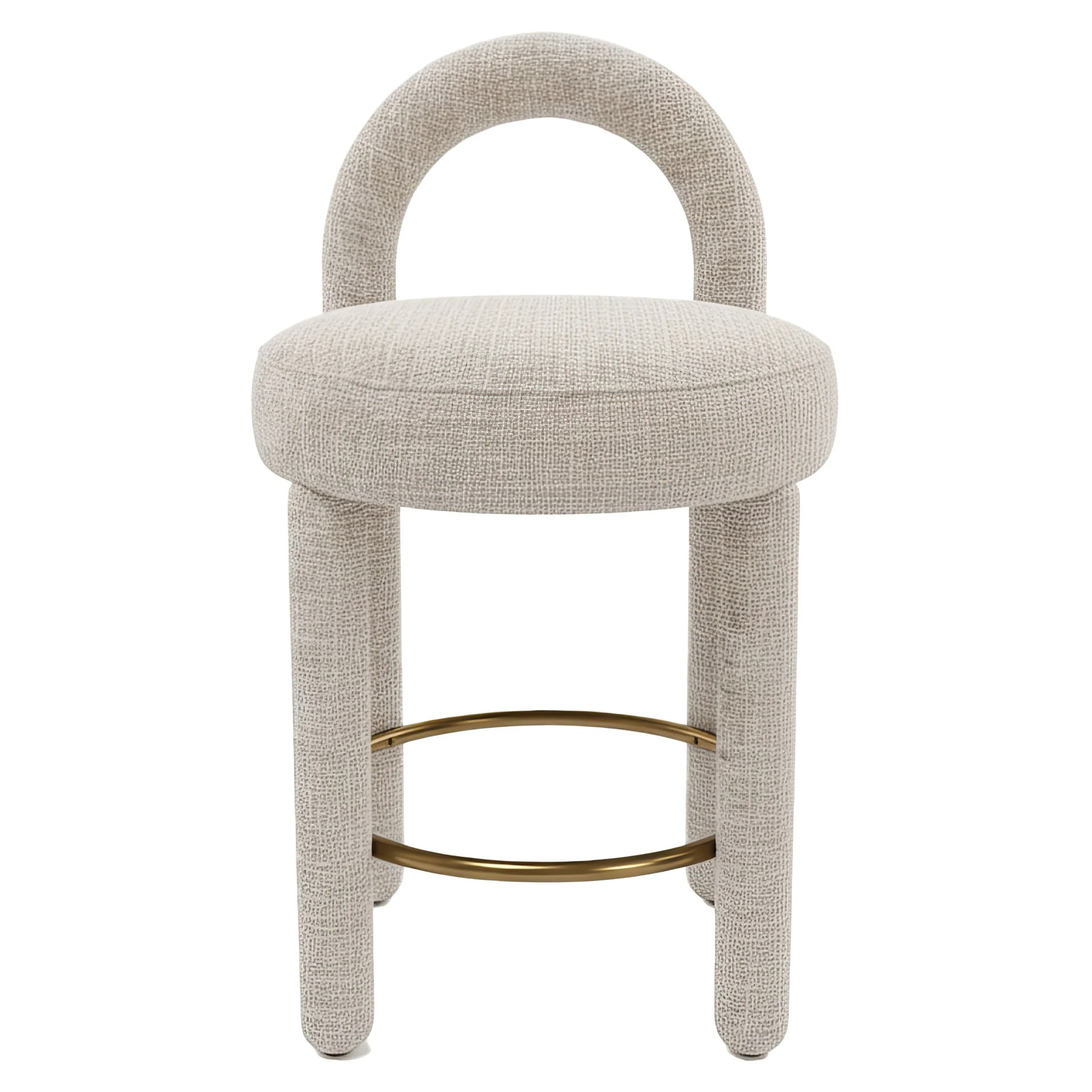 Curco Counter Stool, Gray, Set of 2 - Image 2