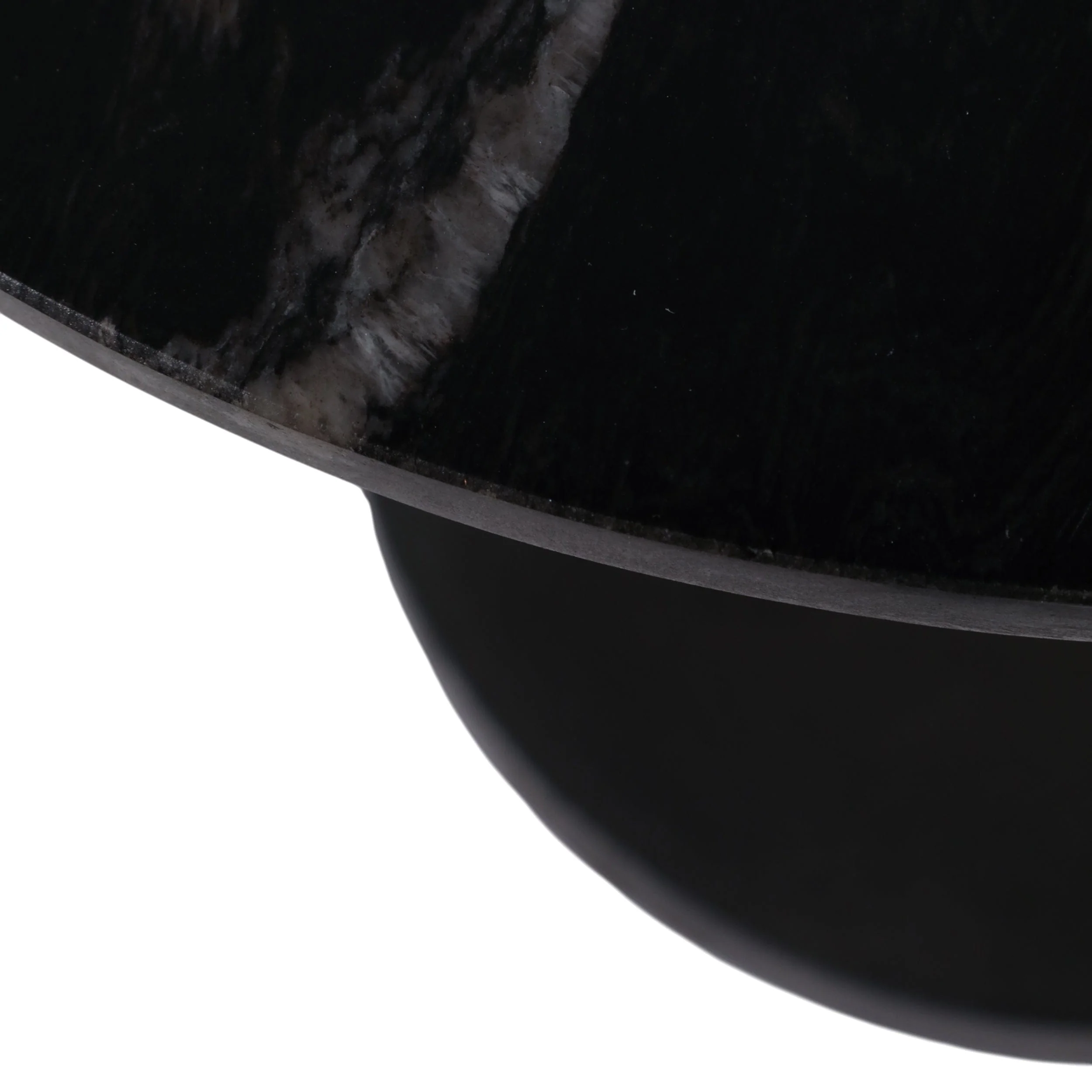 Curved Base Accent Table, Black - Image 5