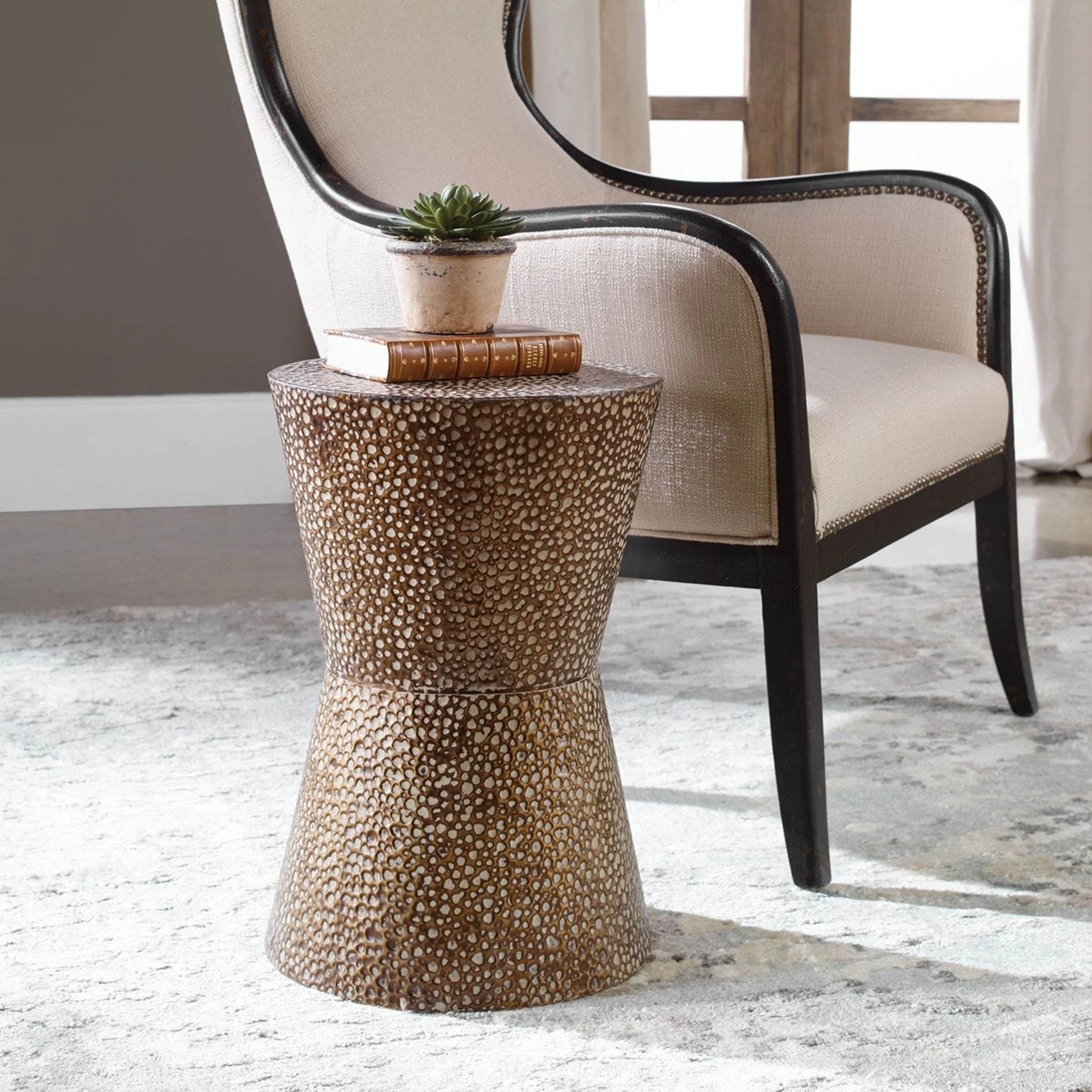 Cutler Accent Table, Cooper Bronze - Image 3