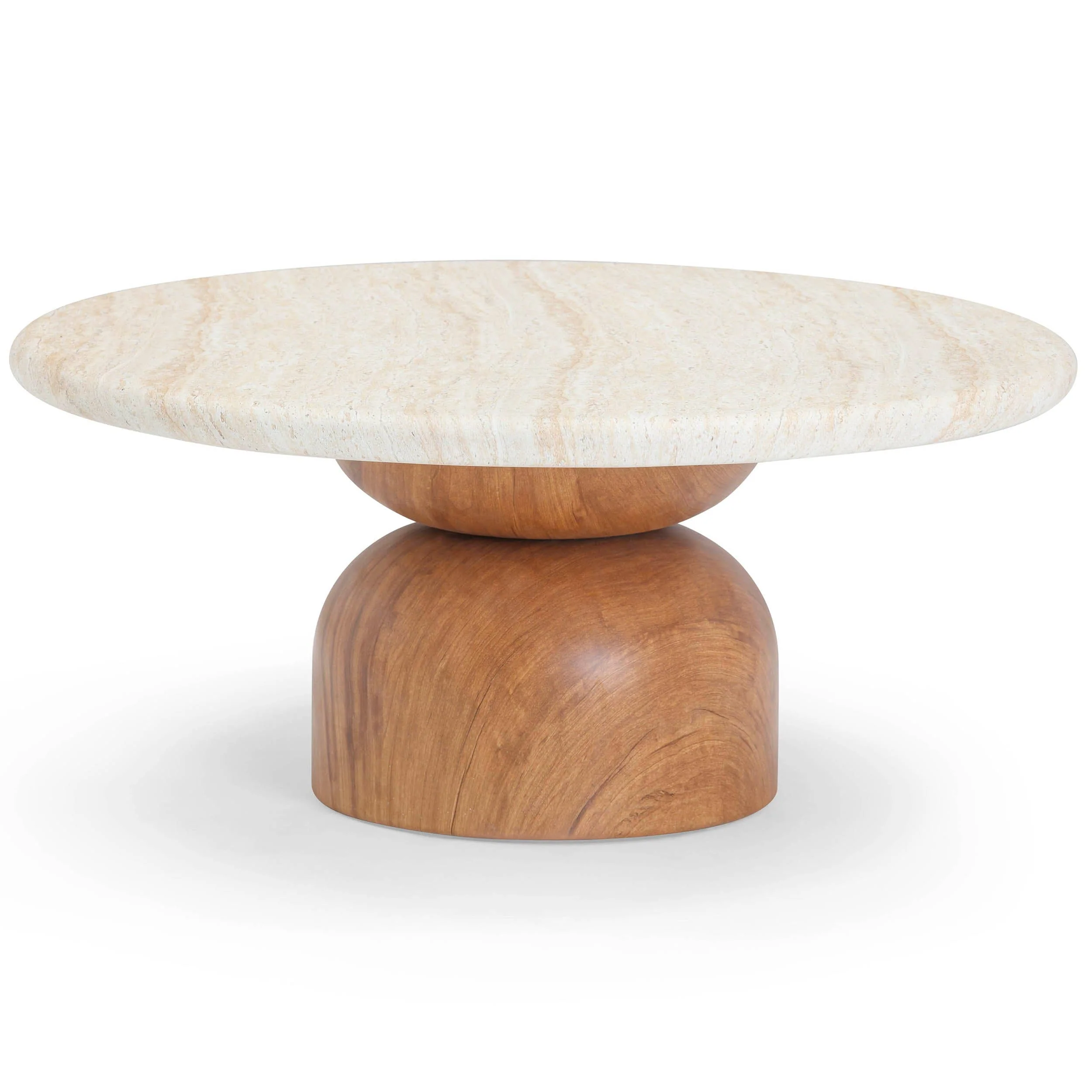 Cynthia Coffee Table, Natural/Brown - Image 2