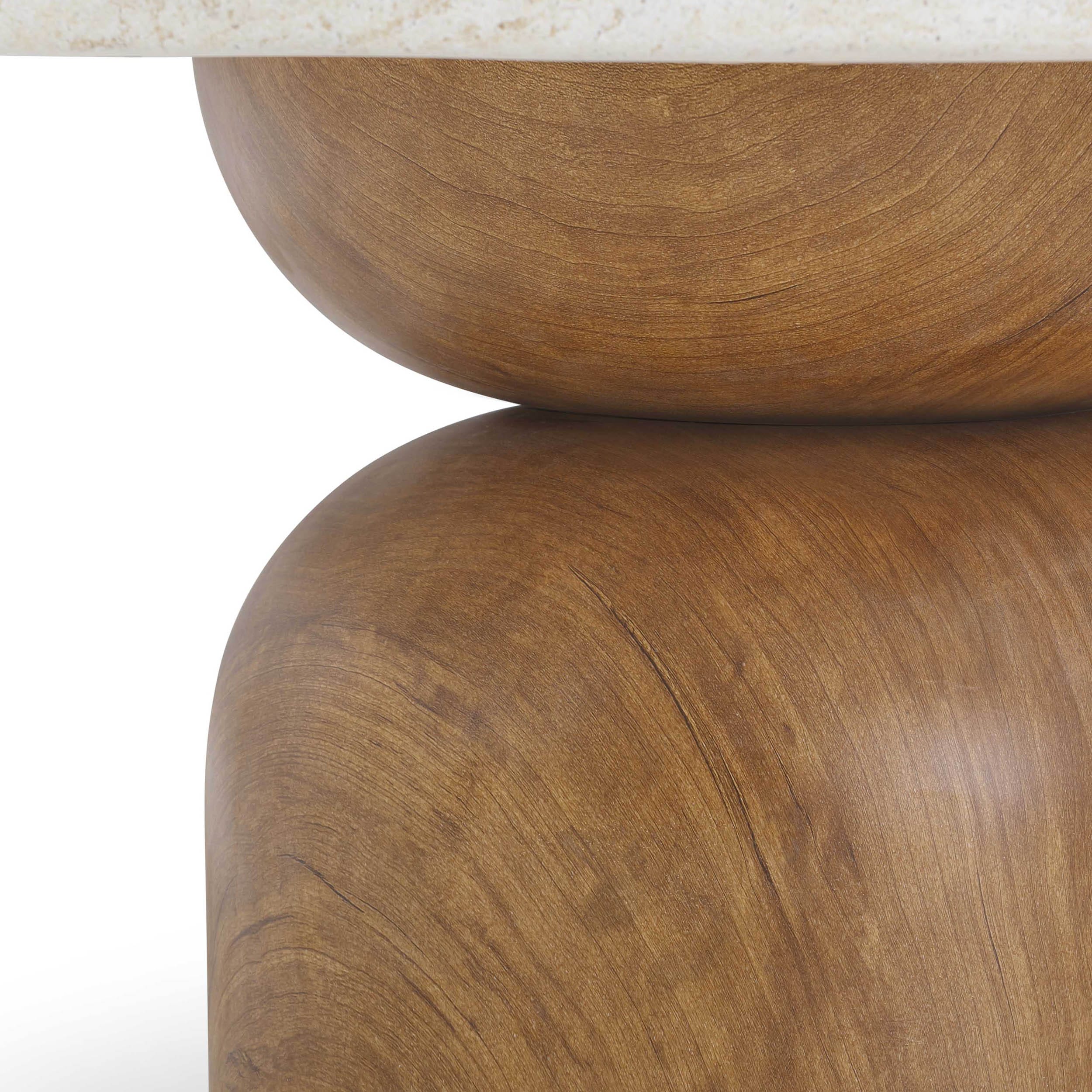 Cynthia Coffee Table, Natural/Brown - Image 4