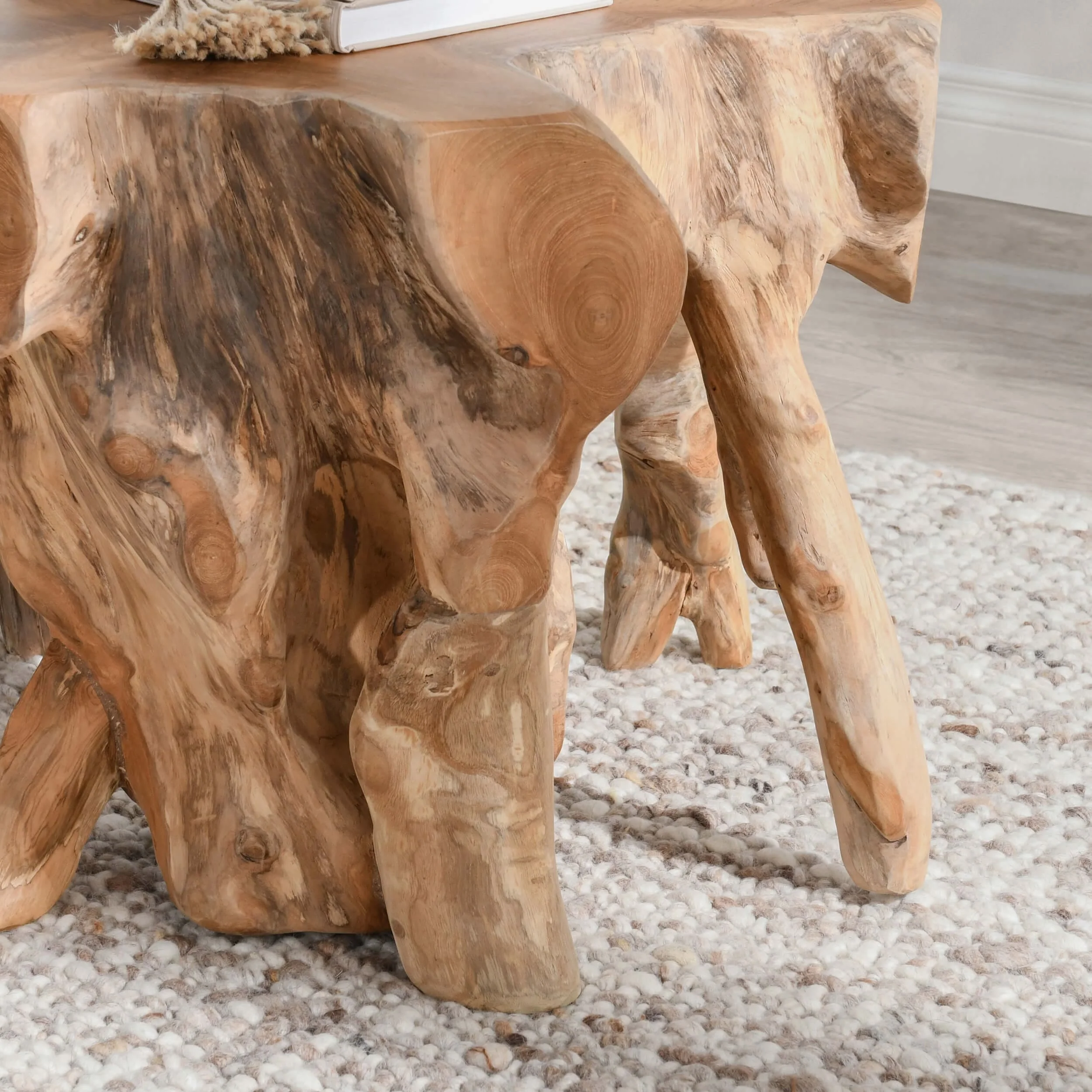 Cypress End Table, Natural - Image 6