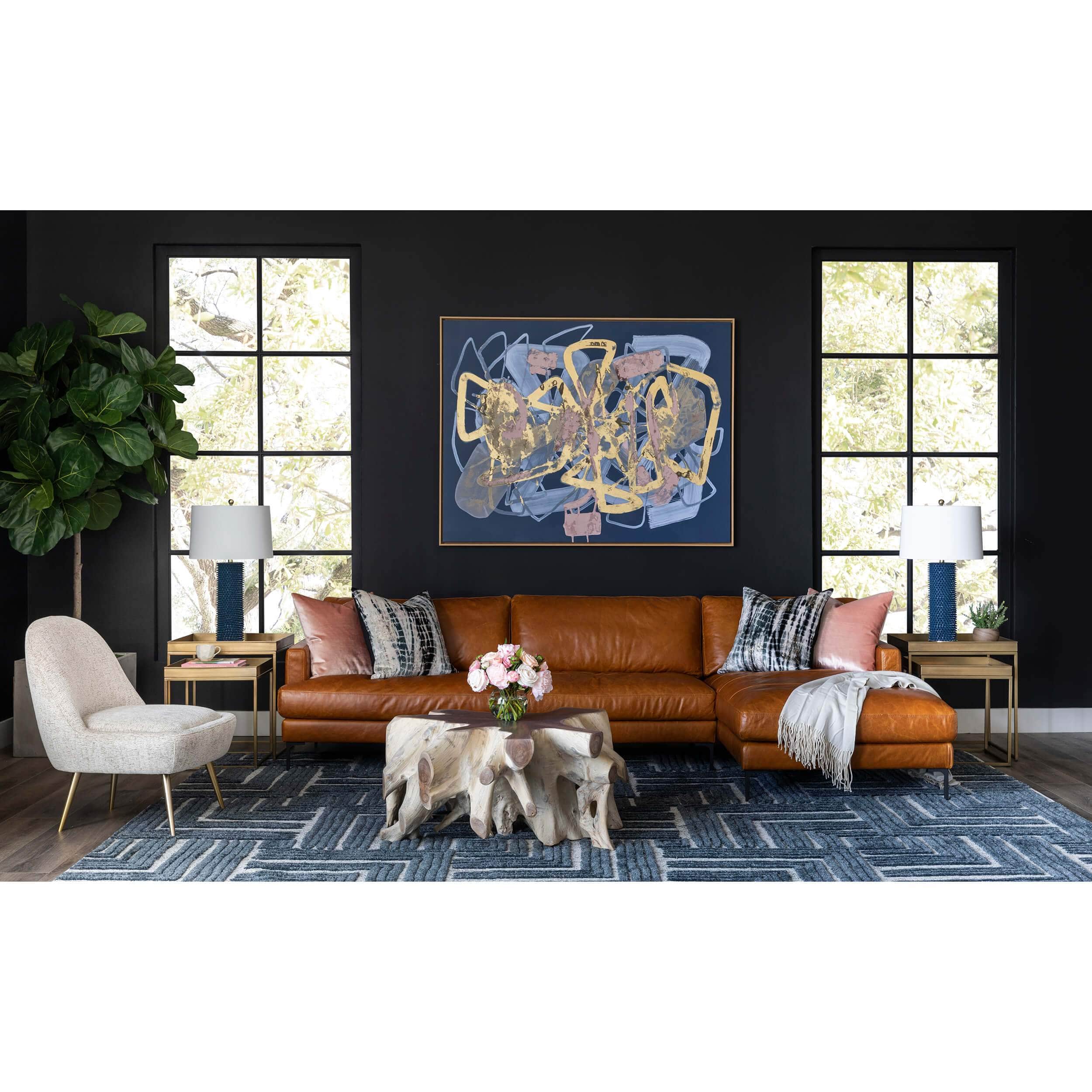 Cypress Root Coffee Table, Natural White Wash - Image 11