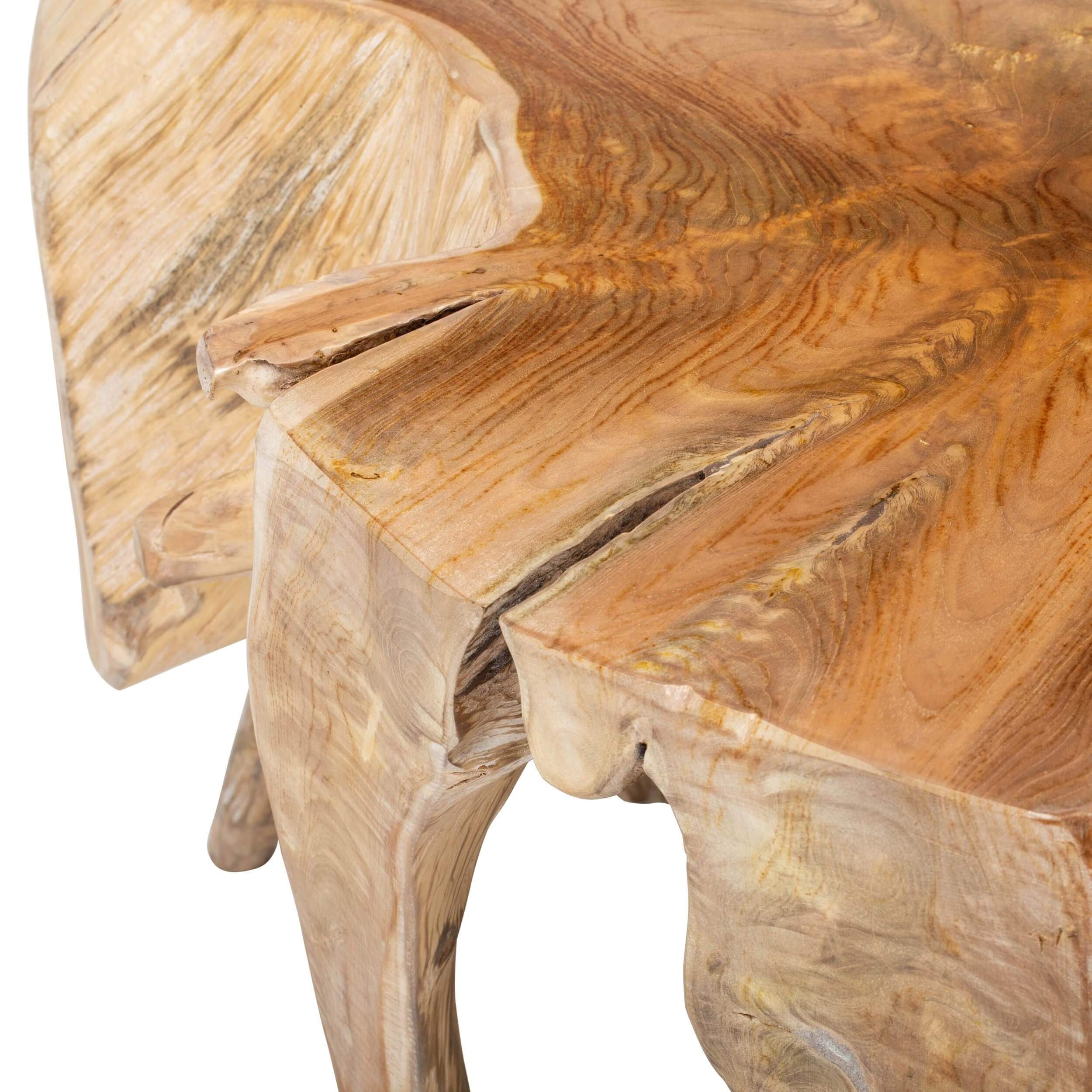 Cypress Root Coffee Table, Natural White Wash - Image 7