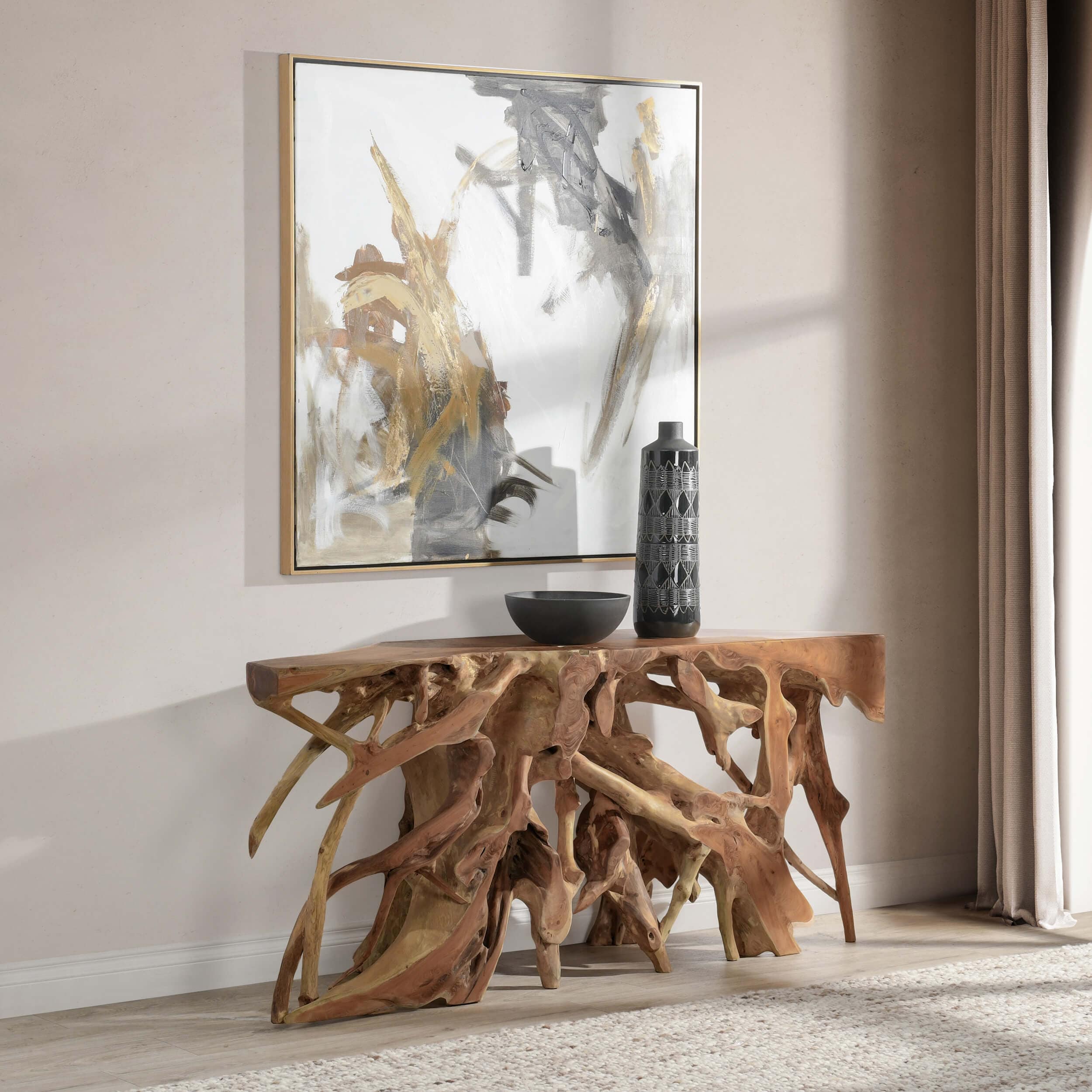 Cypress Root Console Table, Natural - Image 18