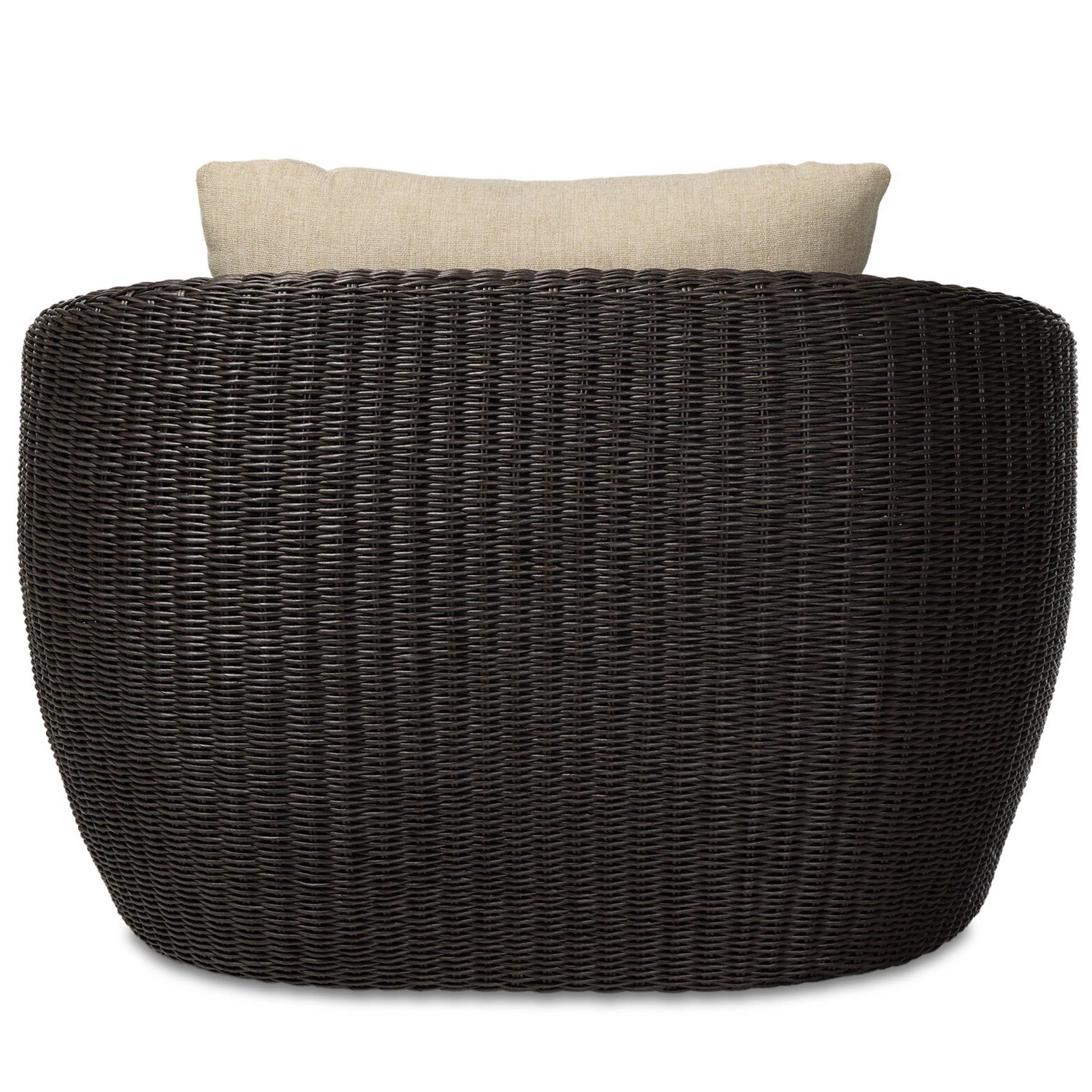Cyra Outdoor Swivel Chair, Alessi Buff by Four Hands - Image 4