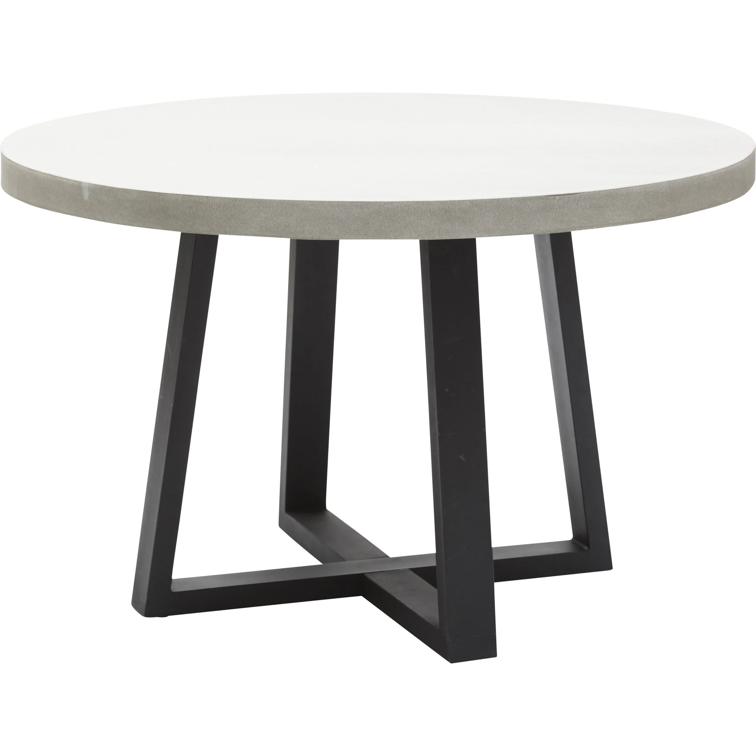 Cyrus 48" Round Dining Table, Grey by Four Hands